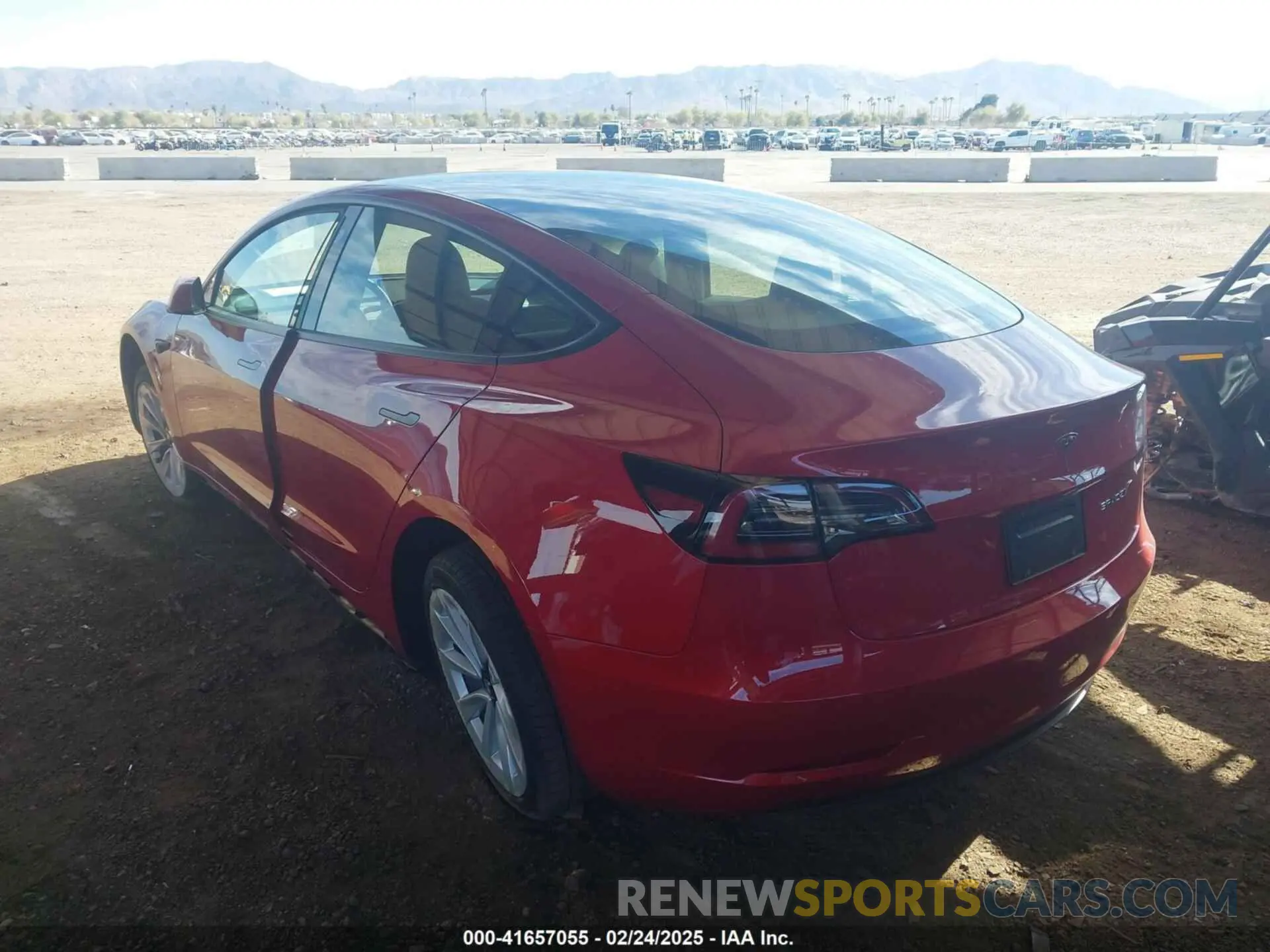 3 Photograph of a damaged car 5YJ3E1EA9PF546264 TESLA MODEL 3 2023