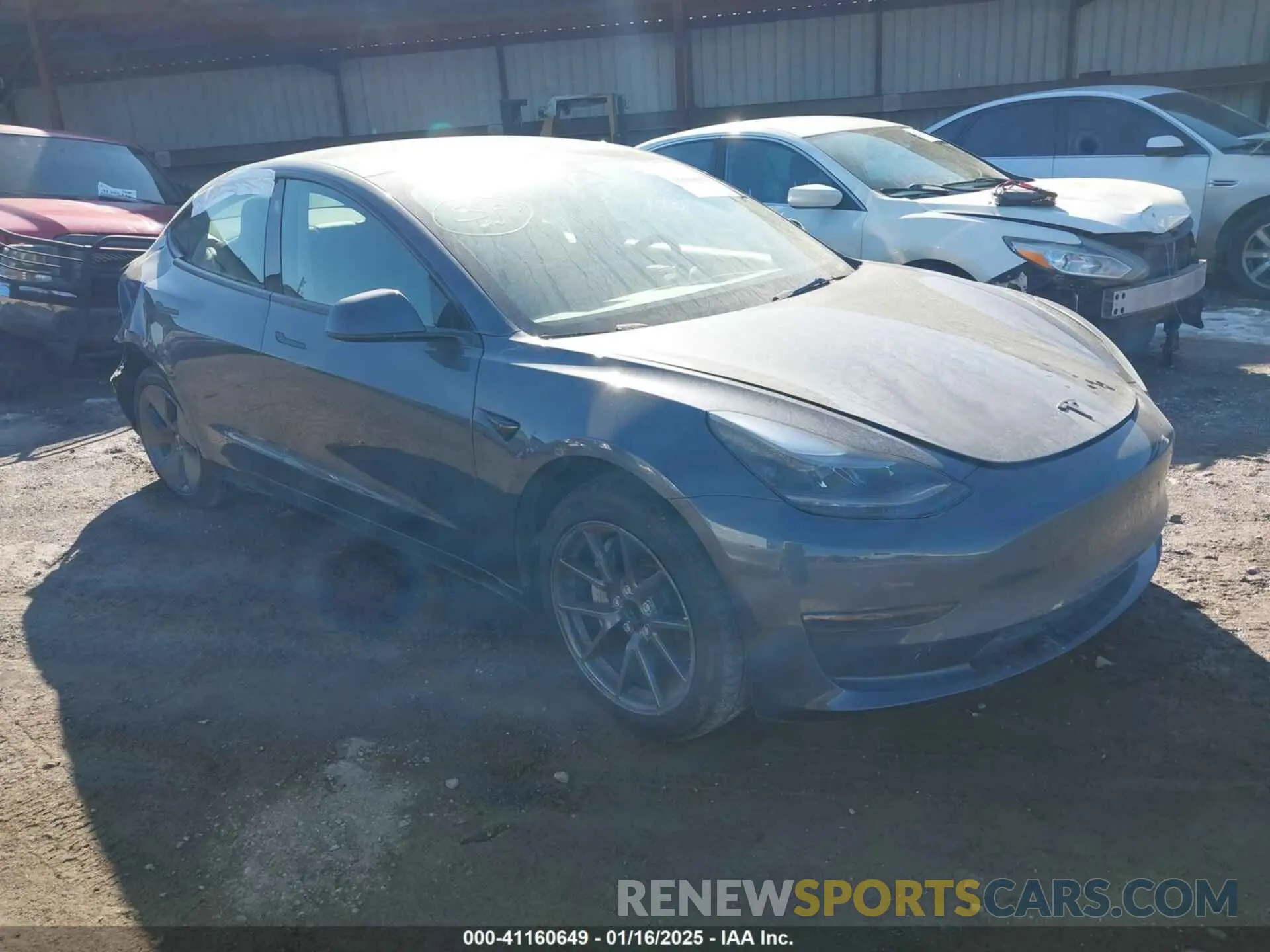 1 Фотография поврежденного автомобиля 5YJ3E1EA9PF548502 TESLA MODEL 3 2023