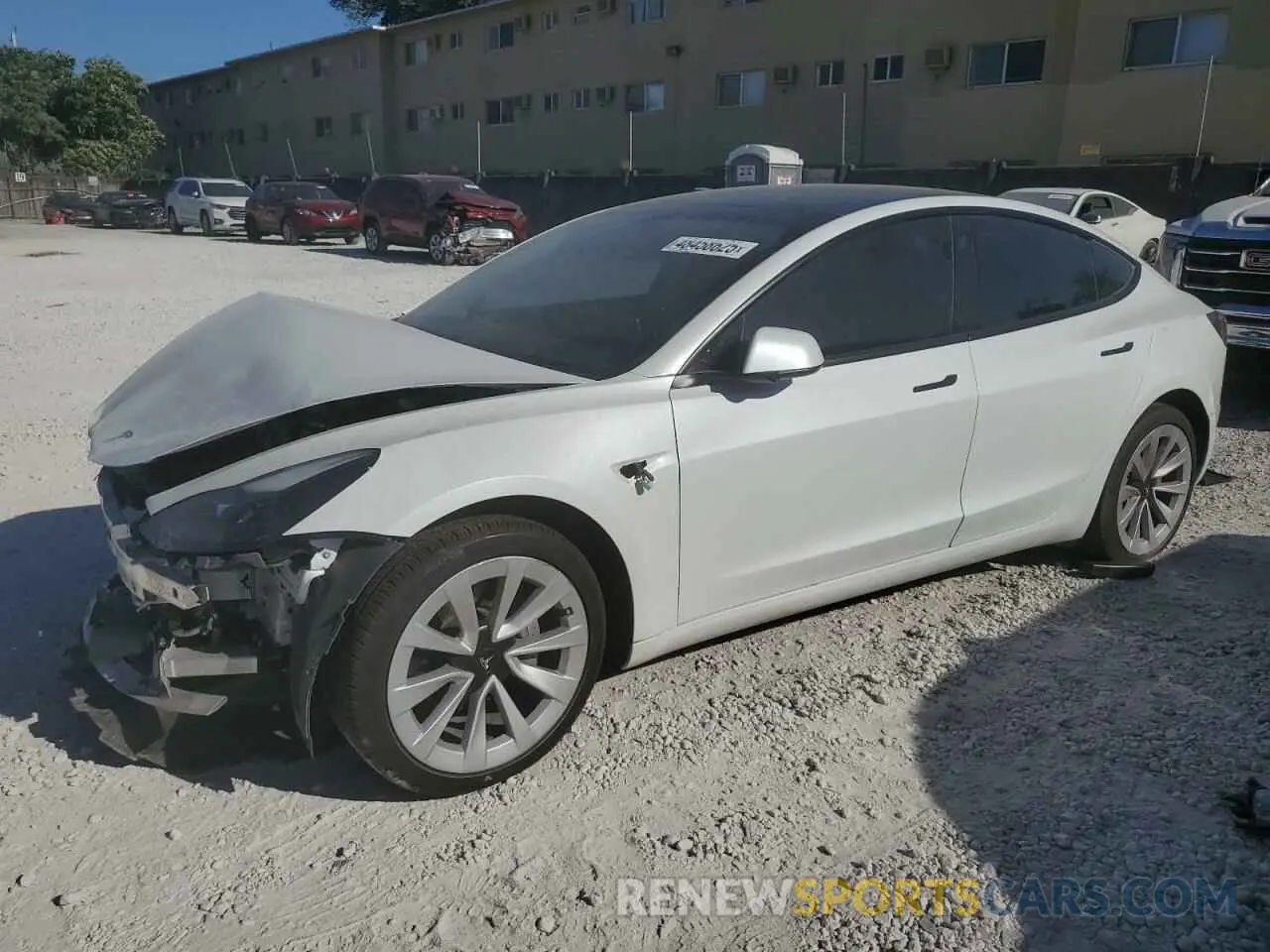 1 Photograph of a damaged car 5YJ3E1EA9PF552470 TESLA MODEL 3 2023