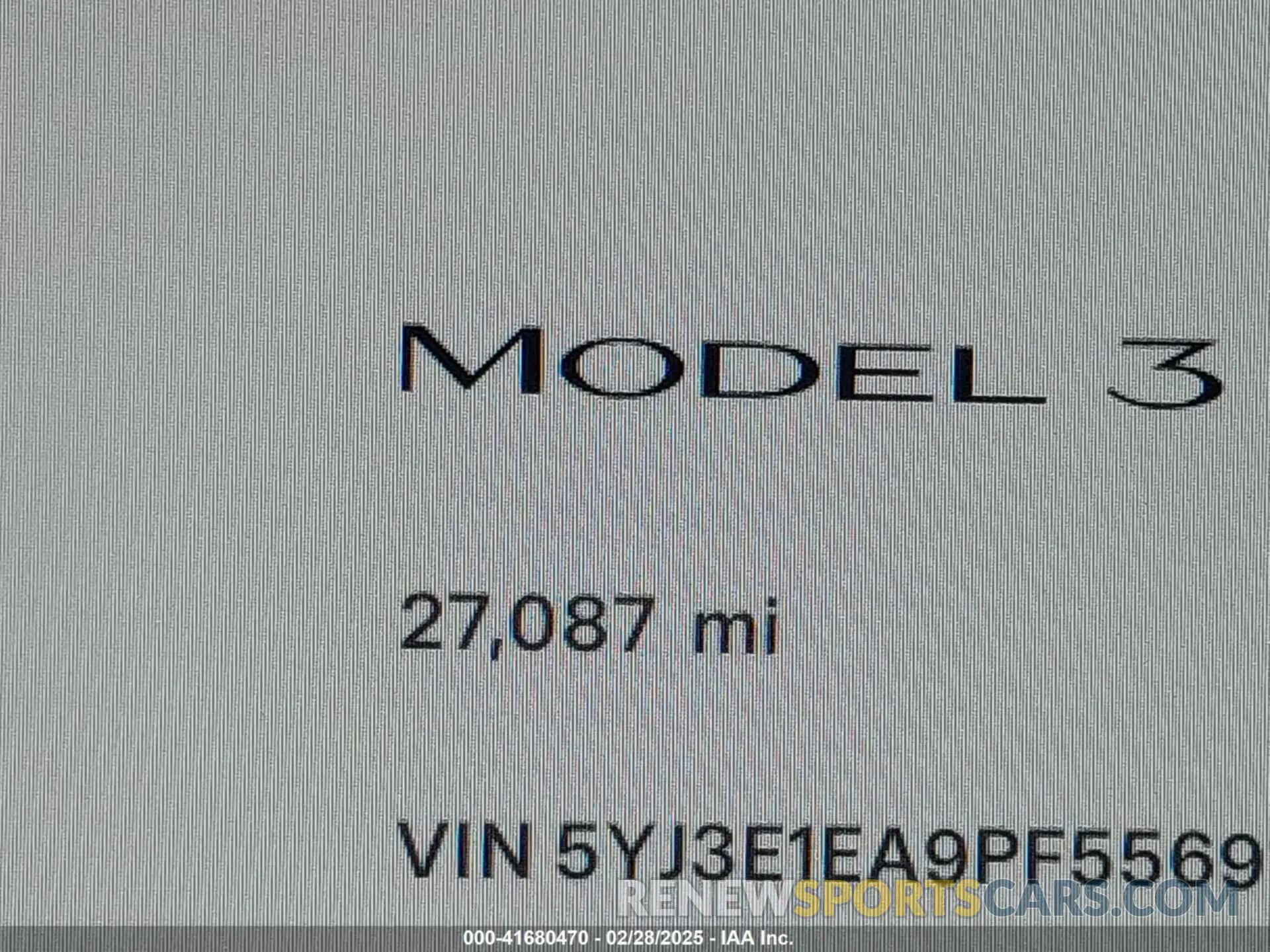 16 Photograph of a damaged car 5YJ3E1EA9PF556910 TESLA MODEL 3 2023