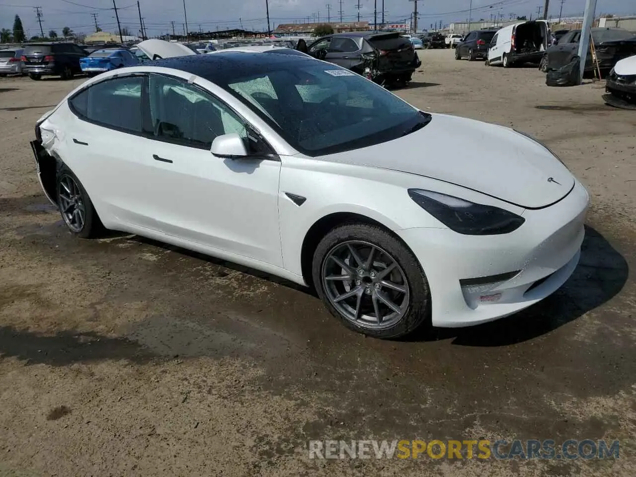 4 Photograph of a damaged car 5YJ3E1EA9PF557023 TESLA MODEL 3 2023