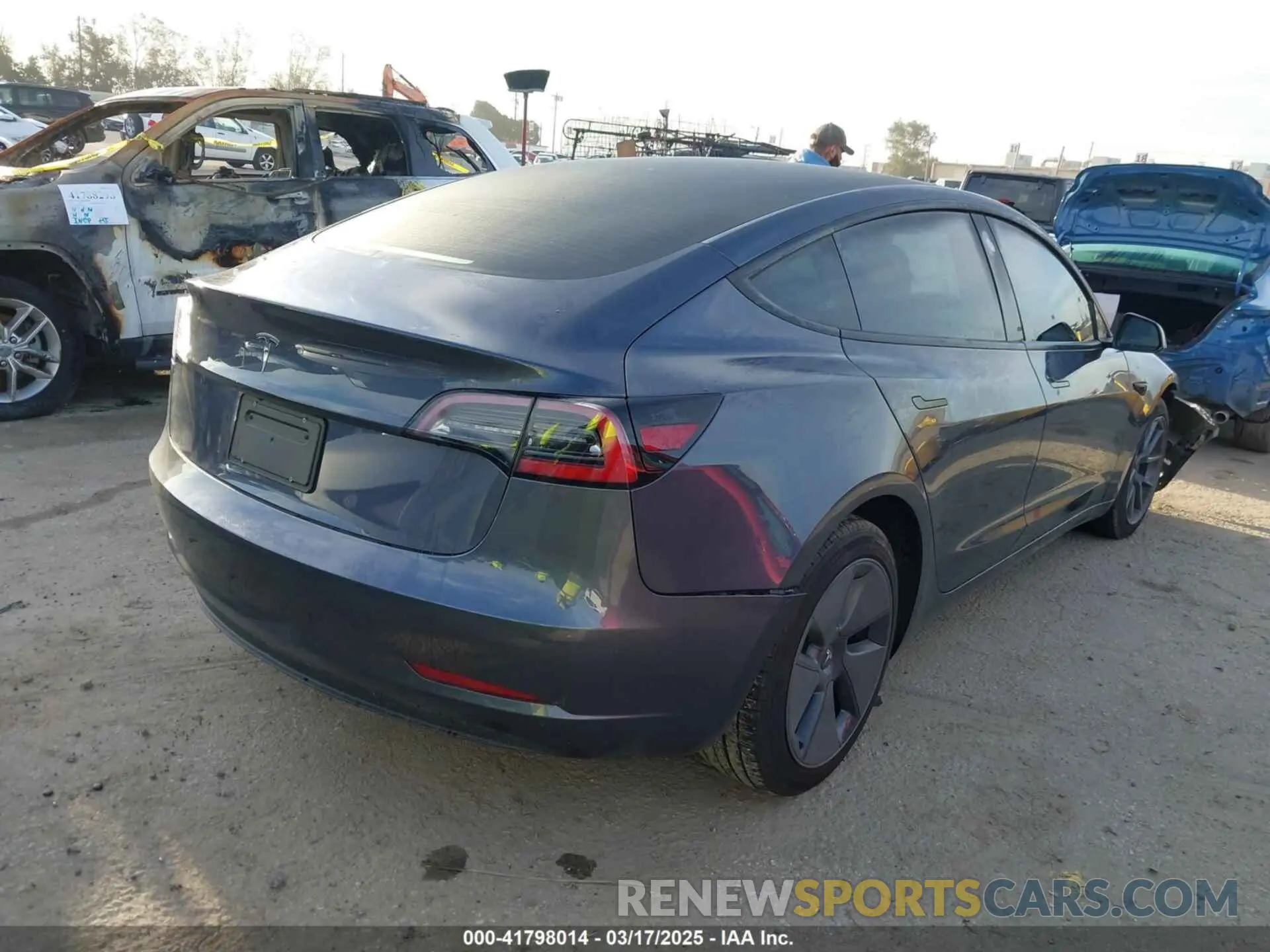 4 Photograph of a damaged car 5YJ3E1EA9PF569494 TESLA MODEL 3 2023