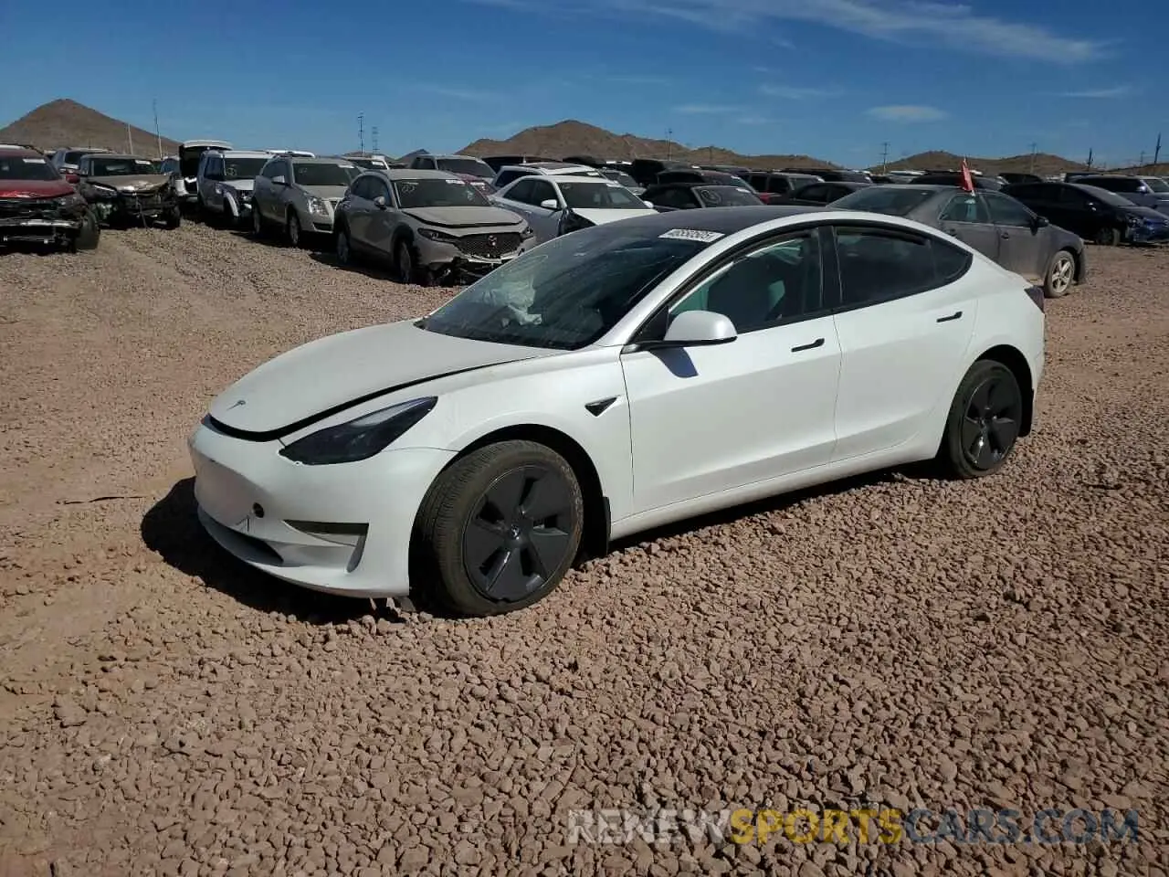 1 Фотография поврежденного автомобиля 5YJ3E1EA9PF574050 TESLA MODEL 3 2023
