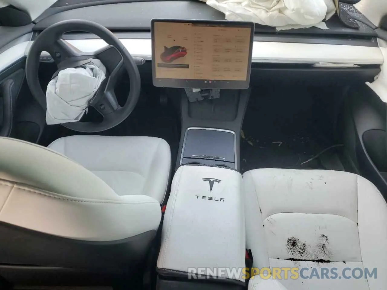 8 Фотография поврежденного автомобиля 5YJ3E1EA9PF574050 TESLA MODEL 3 2023