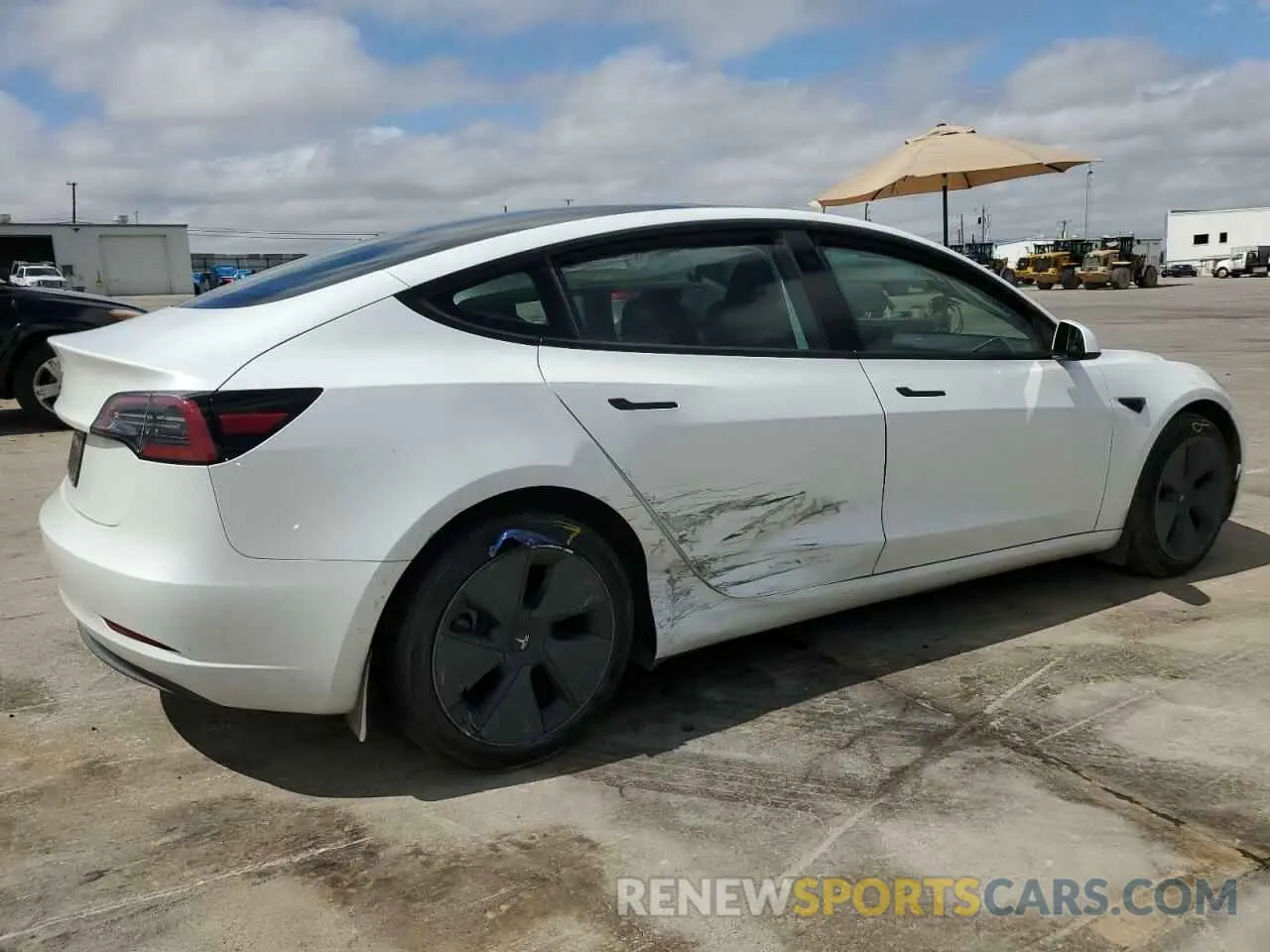 3 Photograph of a damaged car 5YJ3E1EA9PF575733 TESLA MODEL 3 2023