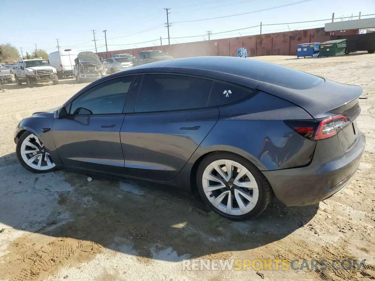 2 Photograph of a damaged car 5YJ3E1EA9PF584383 TESLA MODEL 3 2023