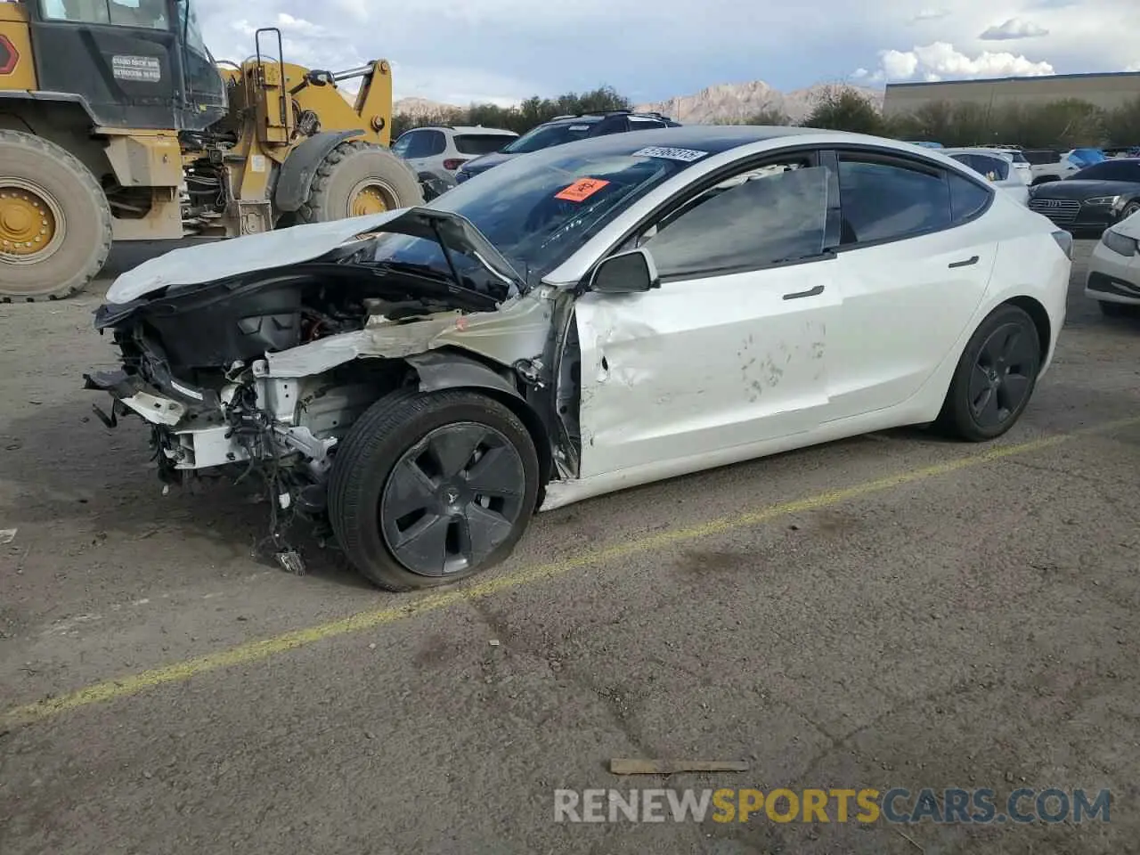 1 Photograph of a damaged car 5YJ3E1EA9PF588482 TESLA MODEL 3 2023