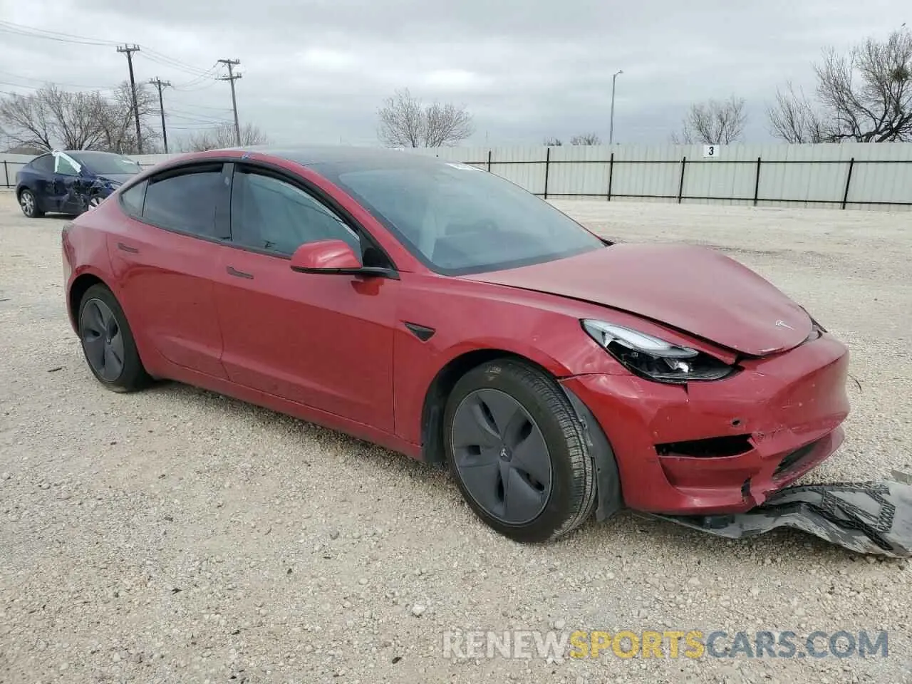 4 Фотография поврежденного автомобиля 5YJ3E1EA9PF602655 TESLA MODEL 3 2023