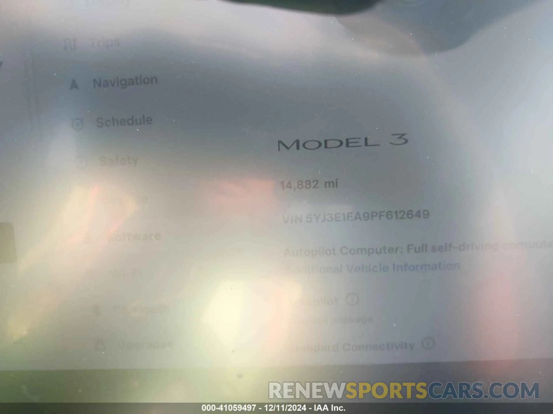 15 Photograph of a damaged car 5YJ3E1EA9PF612649 TESLA MODEL 3 2023