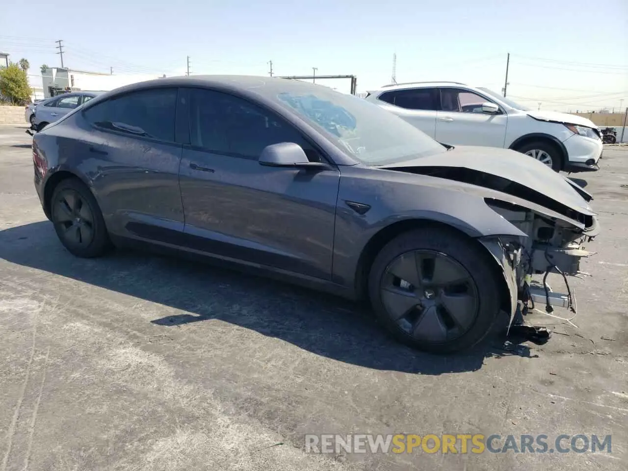4 Фотография поврежденного автомобиля 5YJ3E1EA9PF619682 TESLA MODEL 3 2023