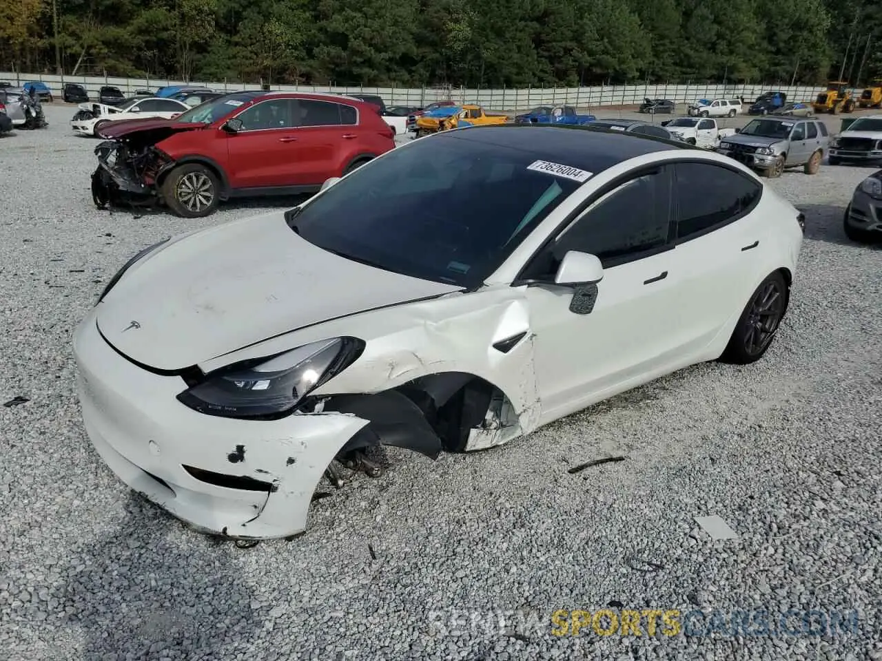 1 Фотография поврежденного автомобиля 5YJ3E1EA9PF639799 TESLA MODEL 3 2023