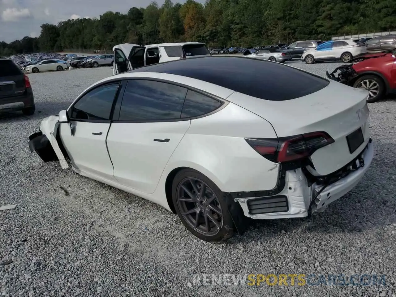 2 Фотография поврежденного автомобиля 5YJ3E1EA9PF639799 TESLA MODEL 3 2023