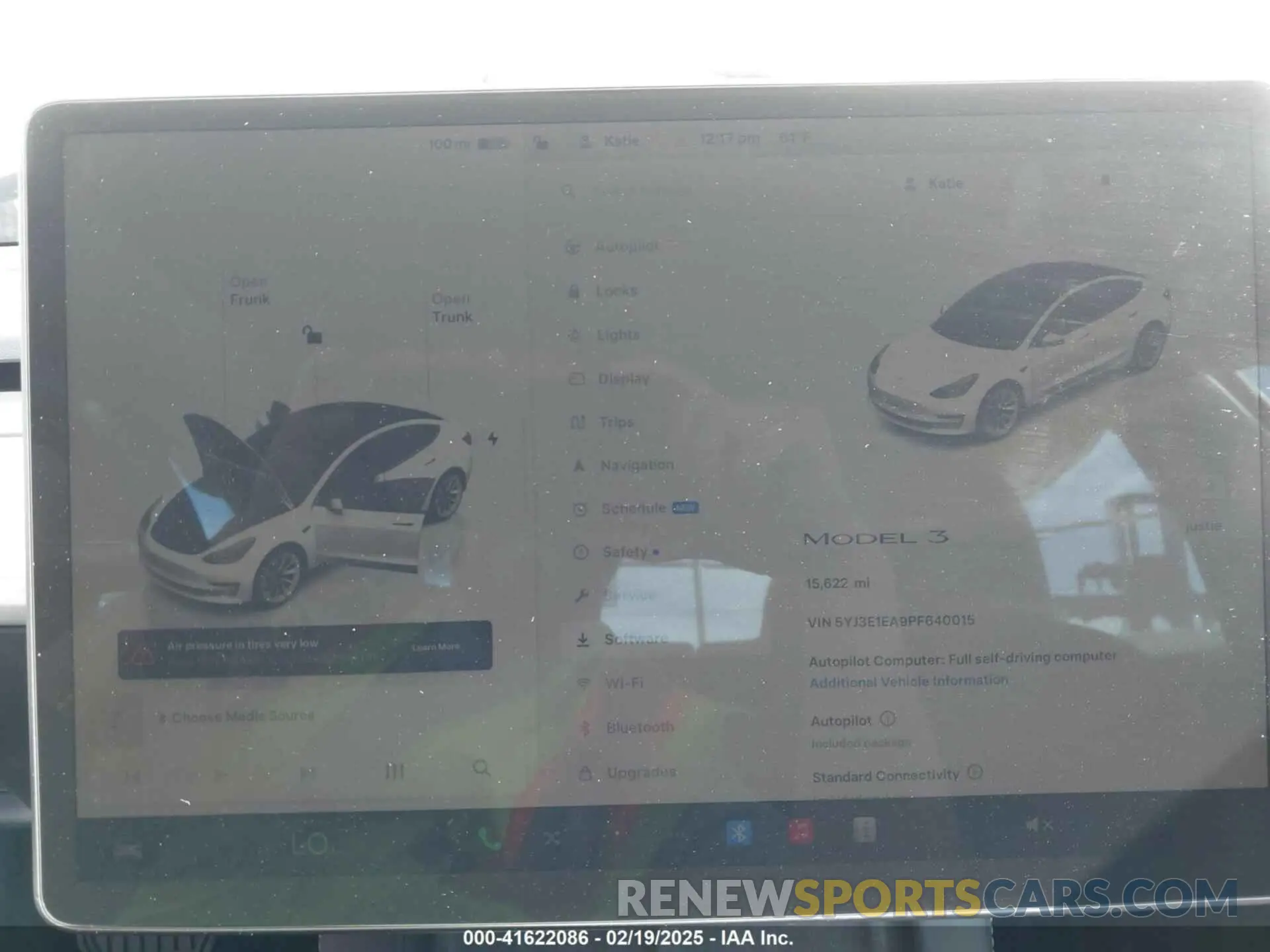 18 Фотография поврежденного автомобиля 5YJ3E1EA9PF640015 TESLA MODEL 3 2023
