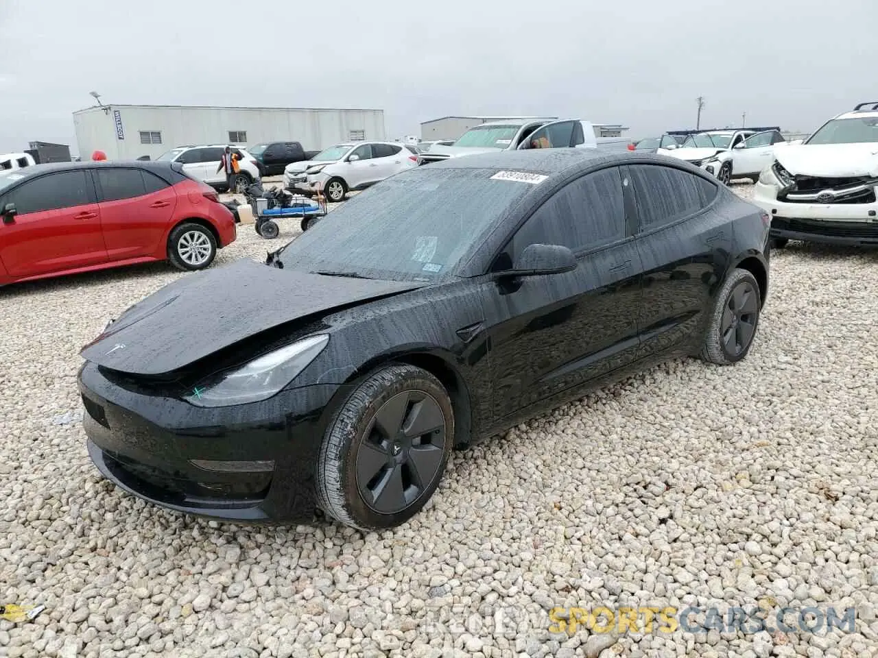 1 Photograph of a damaged car 5YJ3E1EA9PF645800 TESLA MODEL 3 2023