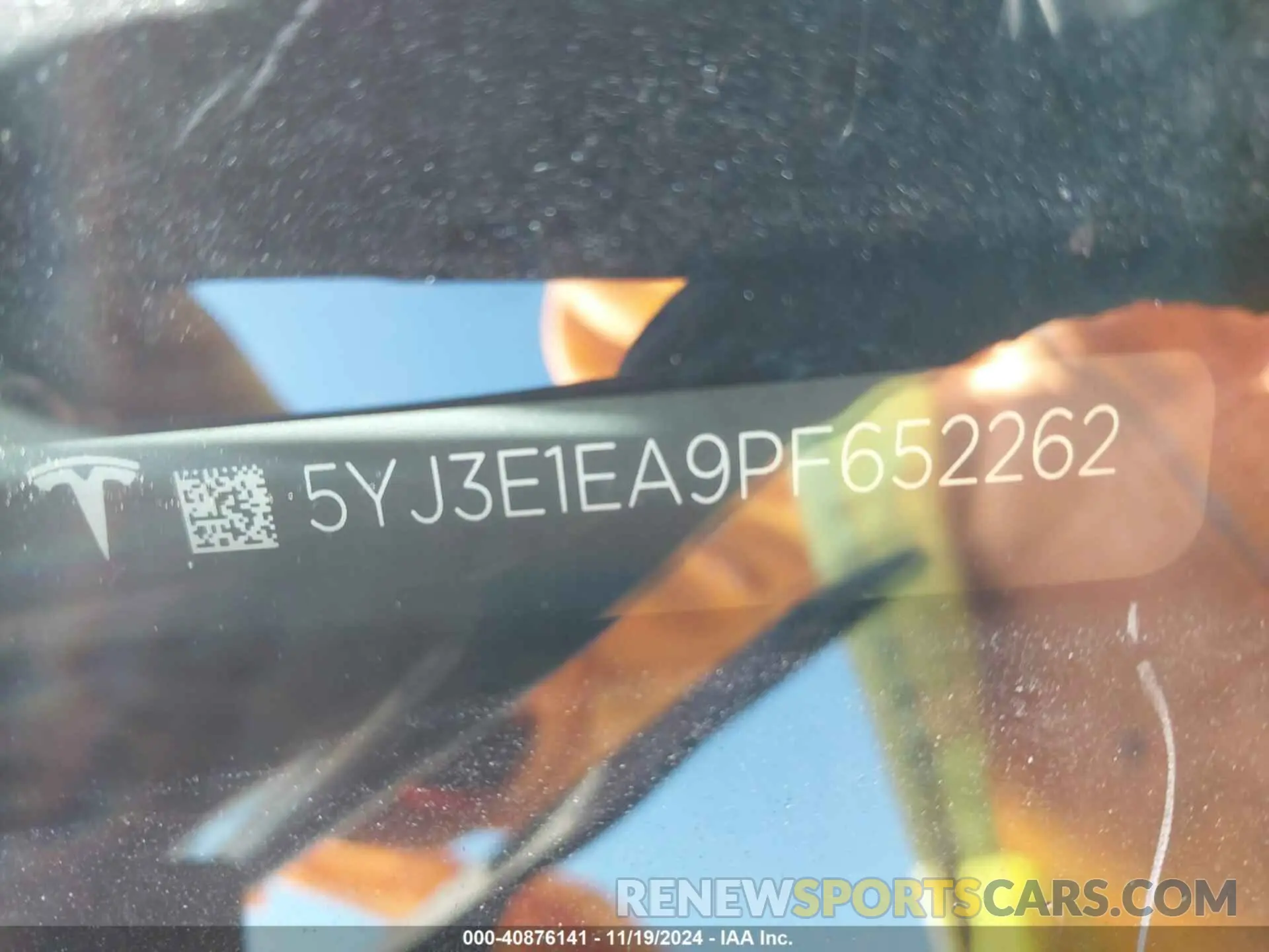 9 Фотография поврежденного автомобиля 5YJ3E1EA9PF652262 TESLA MODEL 3 2023