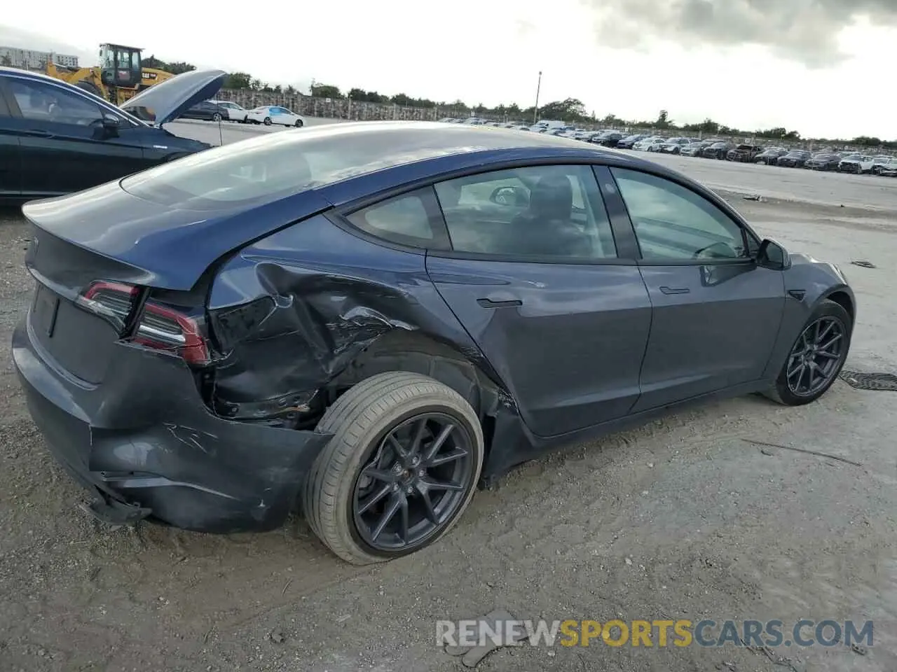 3 Photograph of a damaged car 5YJ3E1EA9PF666503 TESLA MODEL 3 2023
