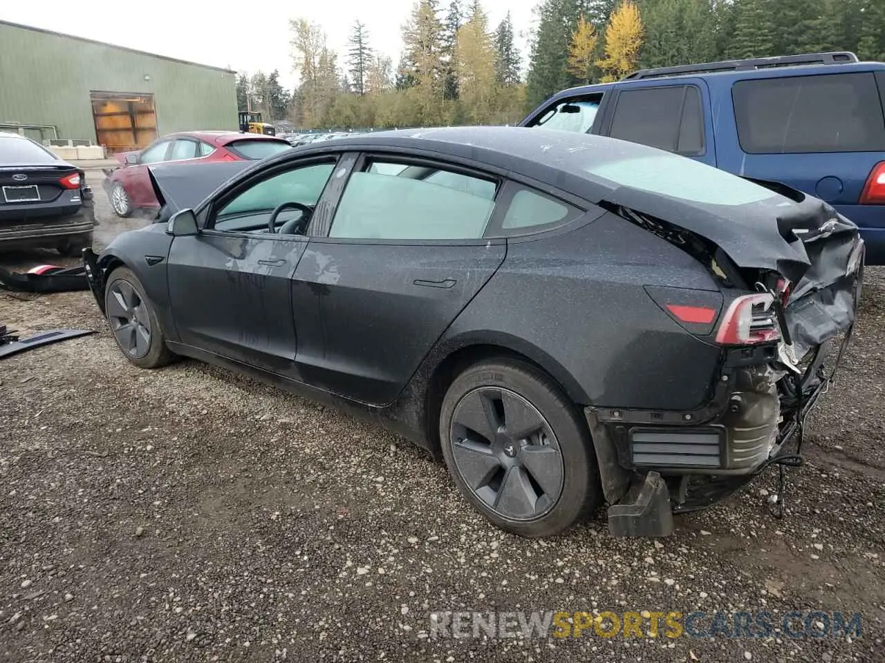 2 Фотография поврежденного автомобиля 5YJ3E1EA9PF667960 TESLA MODEL 3 2023