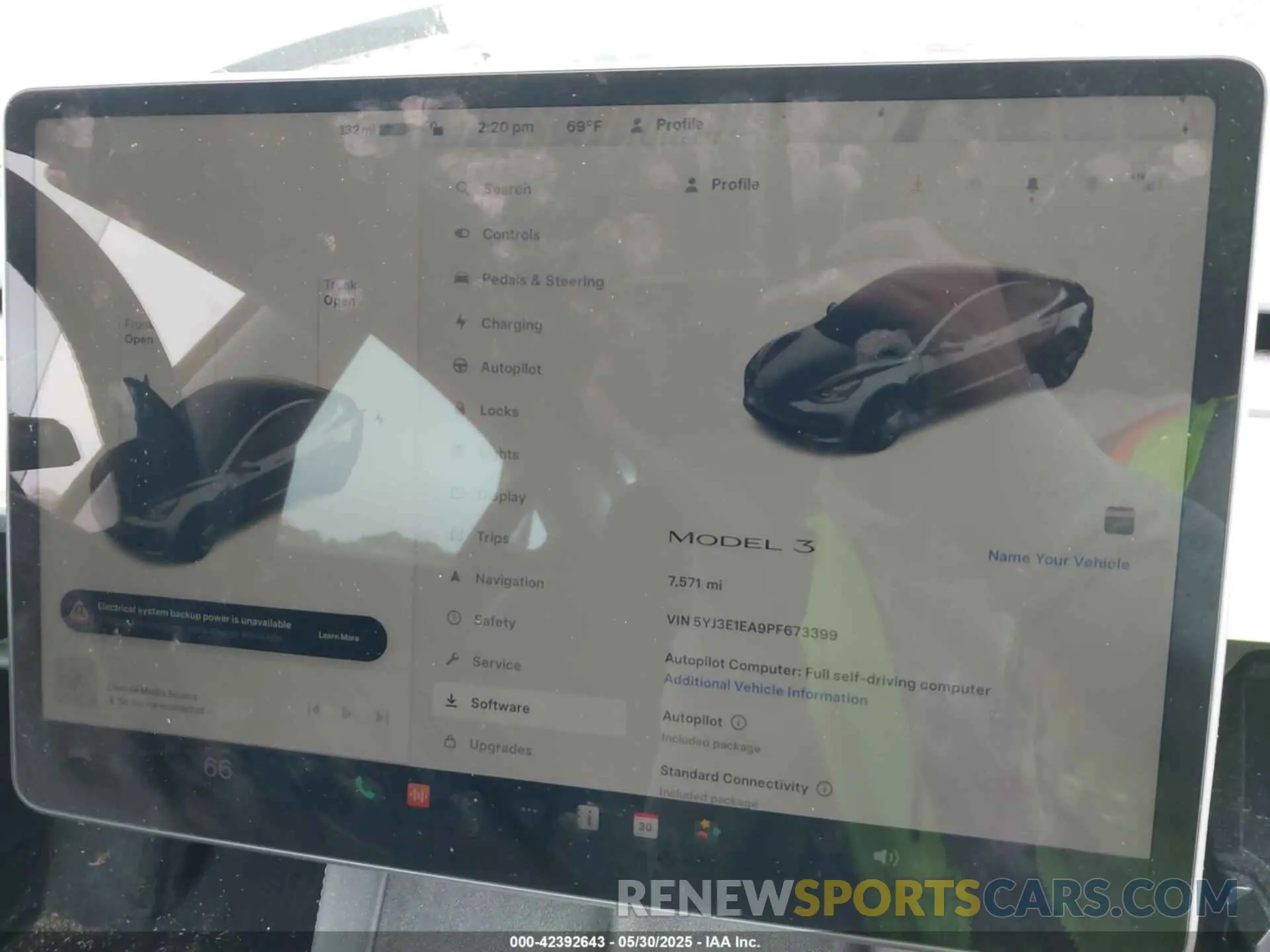 15 Photograph of a damaged car 5YJ3E1EA9PF673399 TESLA MODEL 3 2023