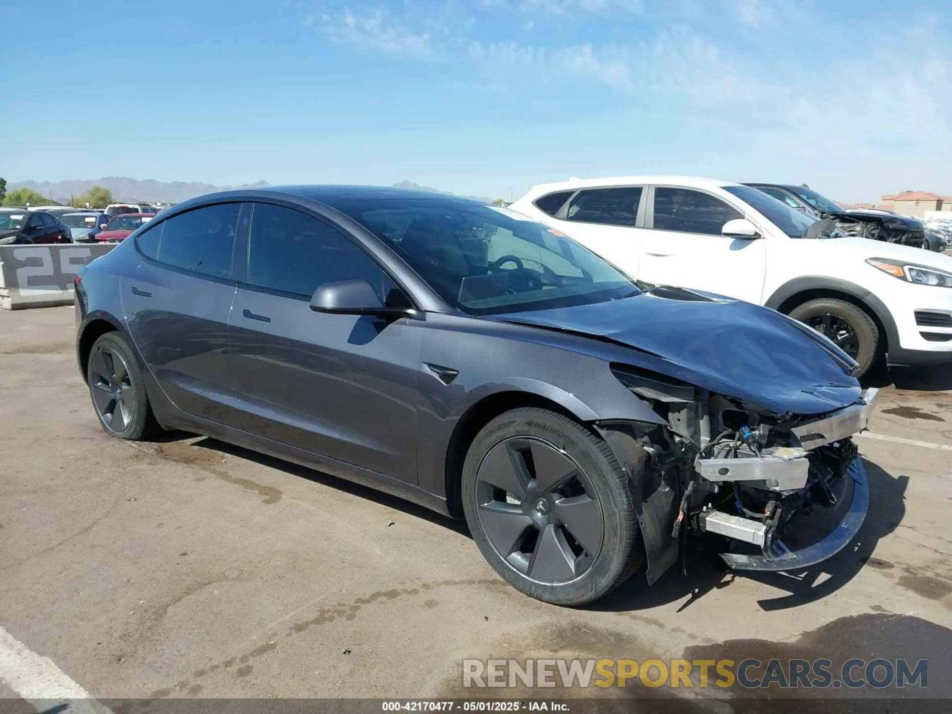 1 Фотография поврежденного автомобиля 5YJ3E1EA9PF680921 TESLA MODEL 3 2023
