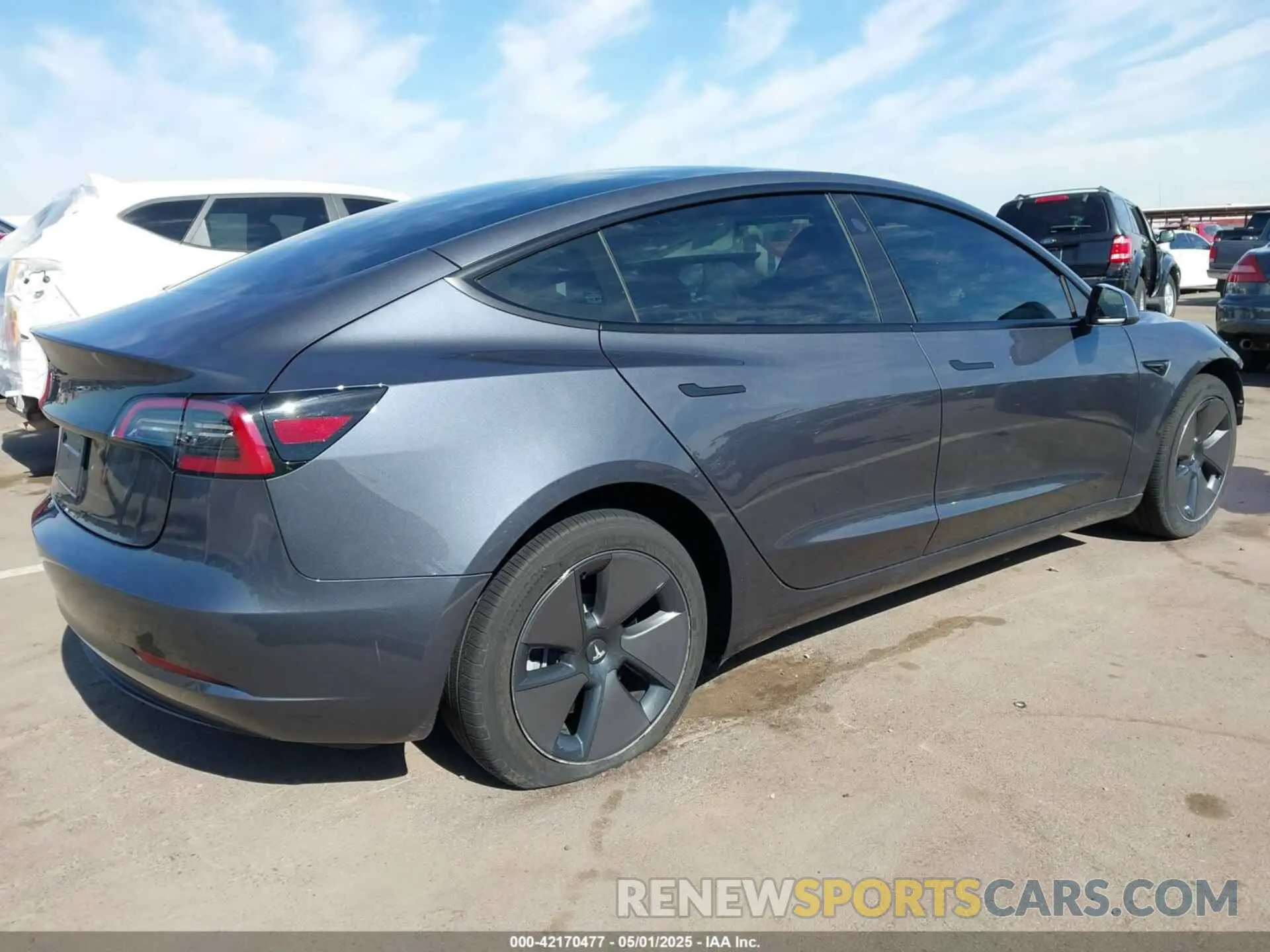 4 Фотография поврежденного автомобиля 5YJ3E1EA9PF680921 TESLA MODEL 3 2023