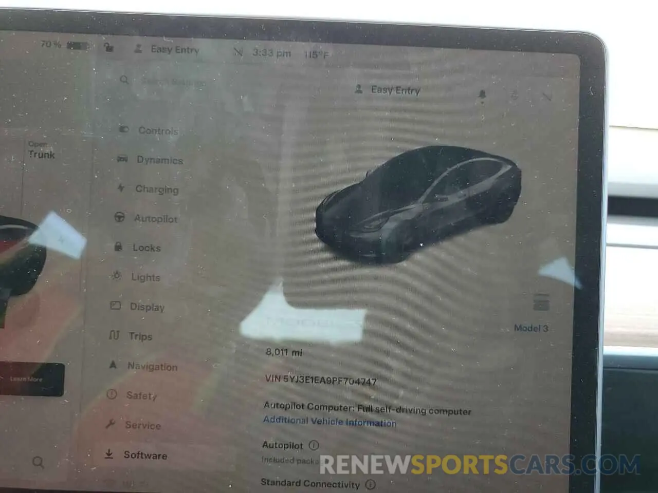 9 Фотография поврежденного автомобиля 5YJ3E1EA9PF704747 TESLA MODEL 3 2023