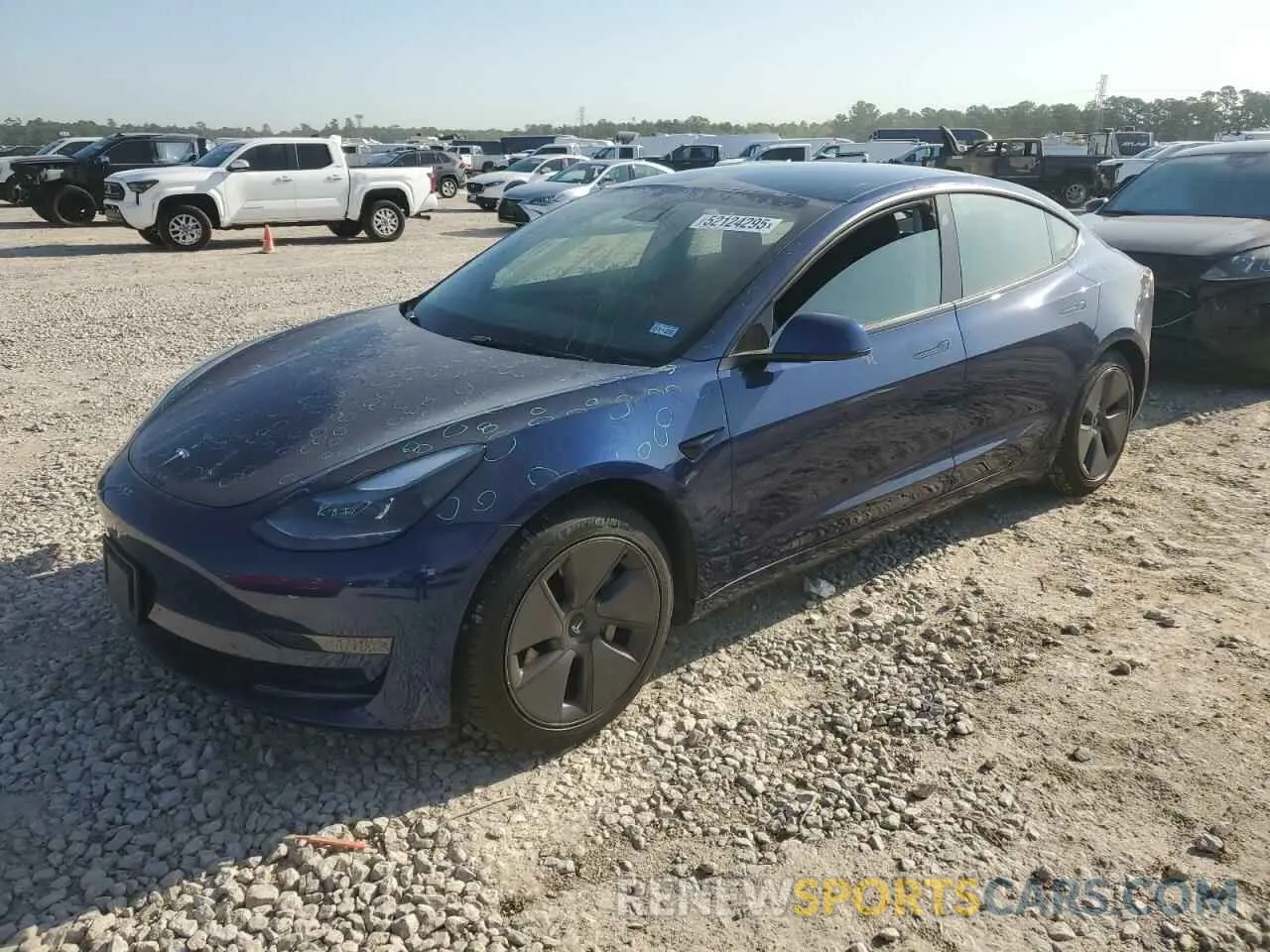 1 Photograph of a damaged car 5YJ3E1EA9PF712542 TESLA MODEL 3 2023