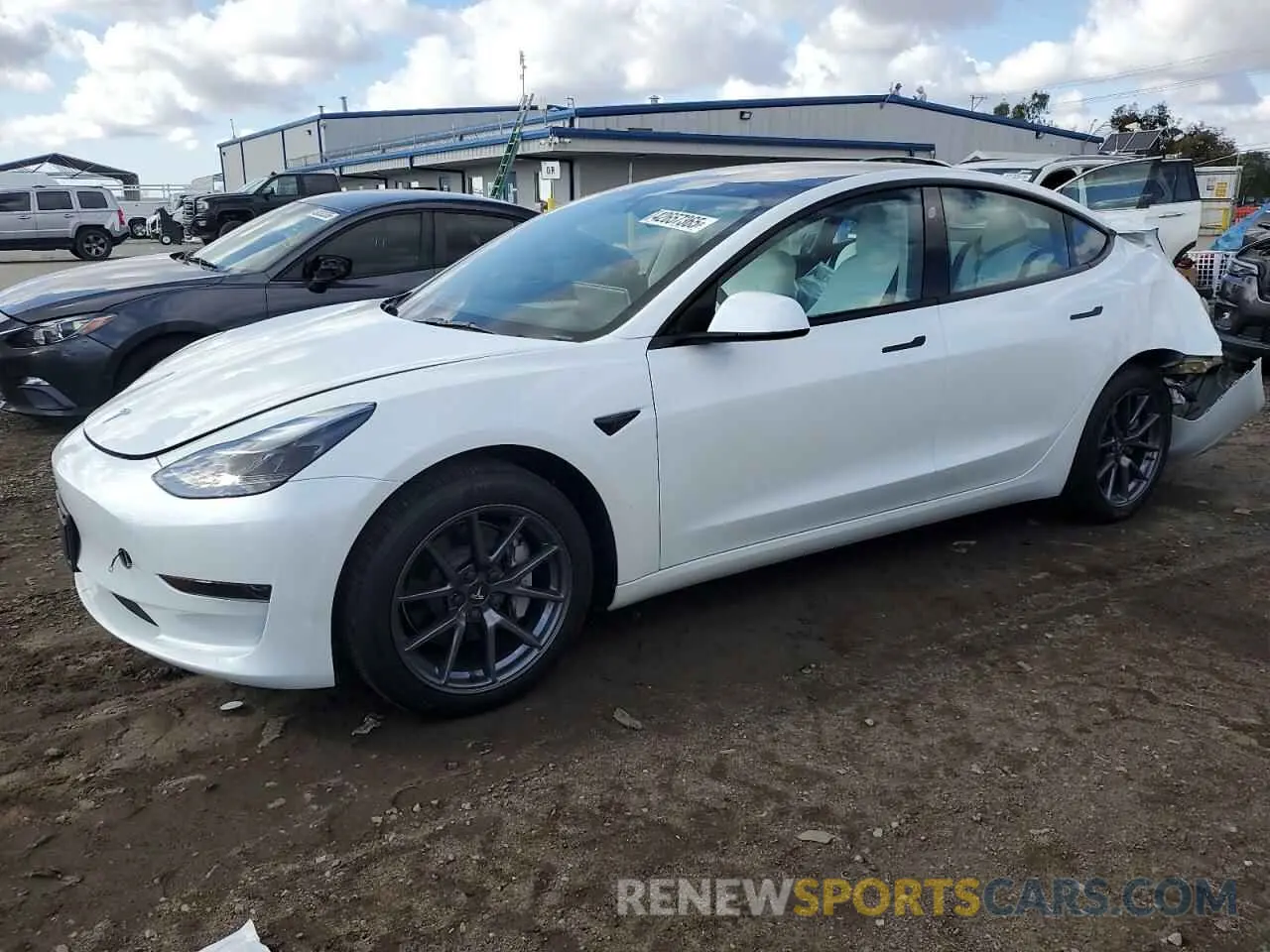 1 Photograph of a damaged car 5YJ3E1EA9PF713917 TESLA MODEL 3 2023