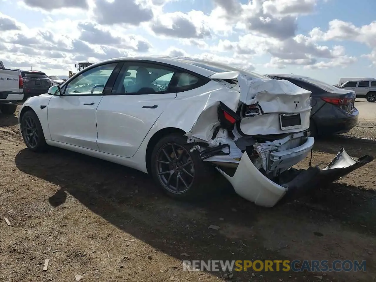 2 Photograph of a damaged car 5YJ3E1EA9PF713917 TESLA MODEL 3 2023