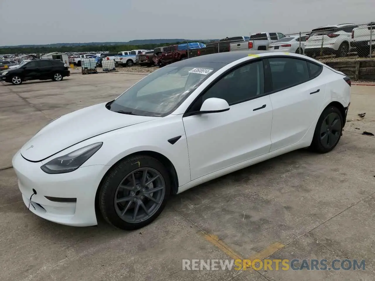 1 Photograph of a damaged car 5YJ3E1EAXPF398545 TESLA MODEL 3 2023