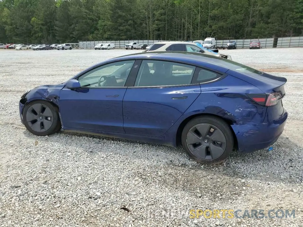 2 Фотография поврежденного автомобиля 5YJ3E1EAXPF430023 TESLA MODEL 3 2023