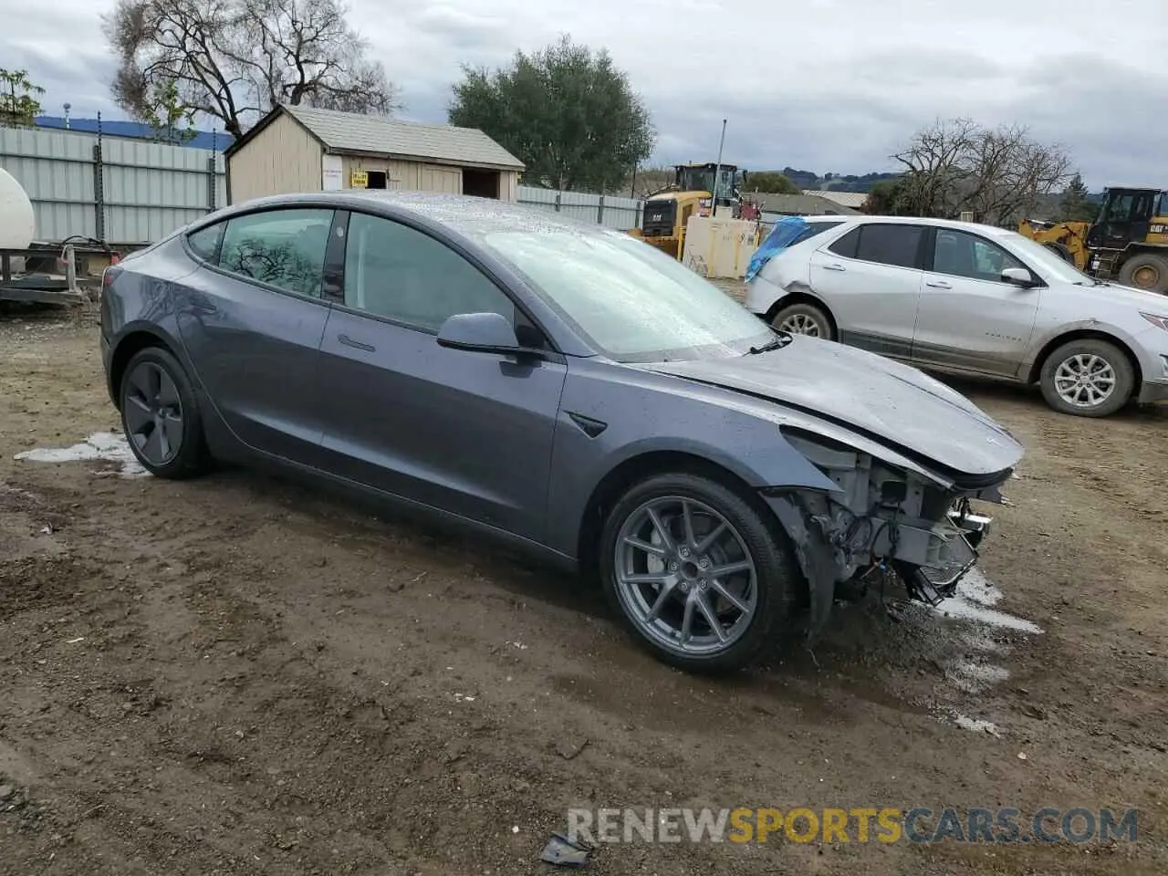 4 Photograph of a damaged car 5YJ3E1EAXPF451082 TESLA MODEL 3 2023