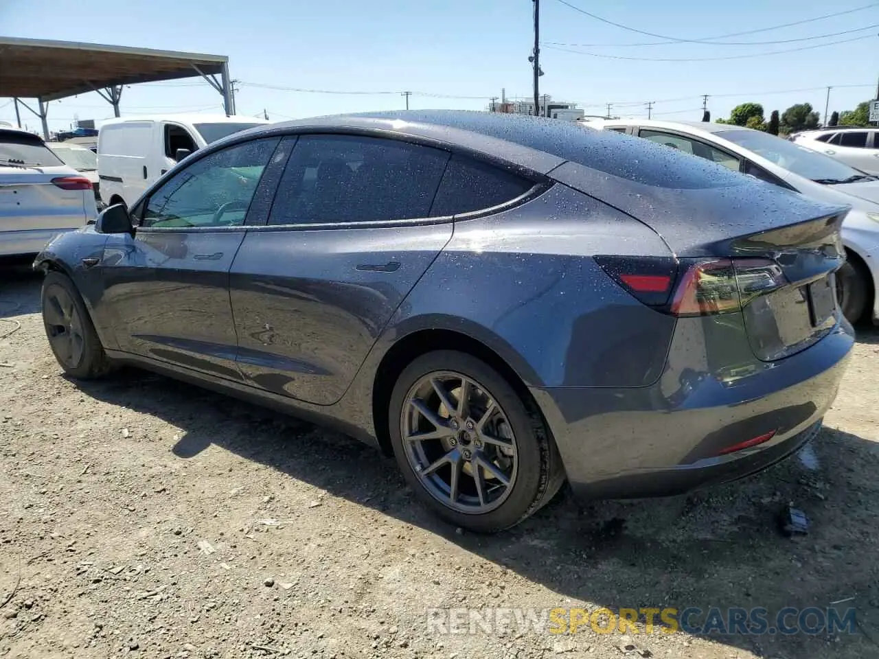 2 Фотография поврежденного автомобиля 5YJ3E1EAXPF451597 TESLA MODEL 3 2023