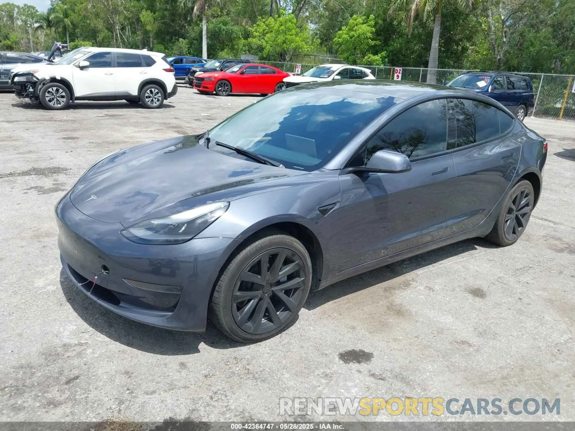2 Photograph of a damaged car 5YJ3E1EAXPF453060 TESLA MODEL 3 2023
