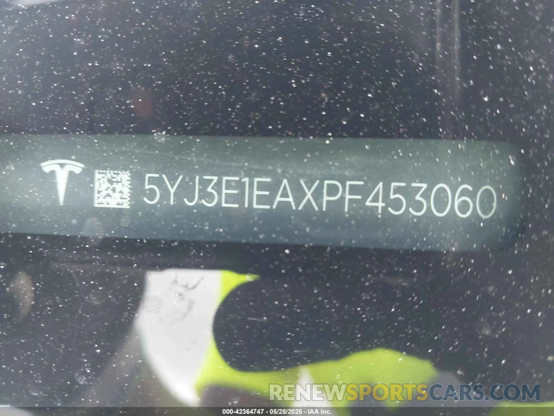 9 Photograph of a damaged car 5YJ3E1EAXPF453060 TESLA MODEL 3 2023