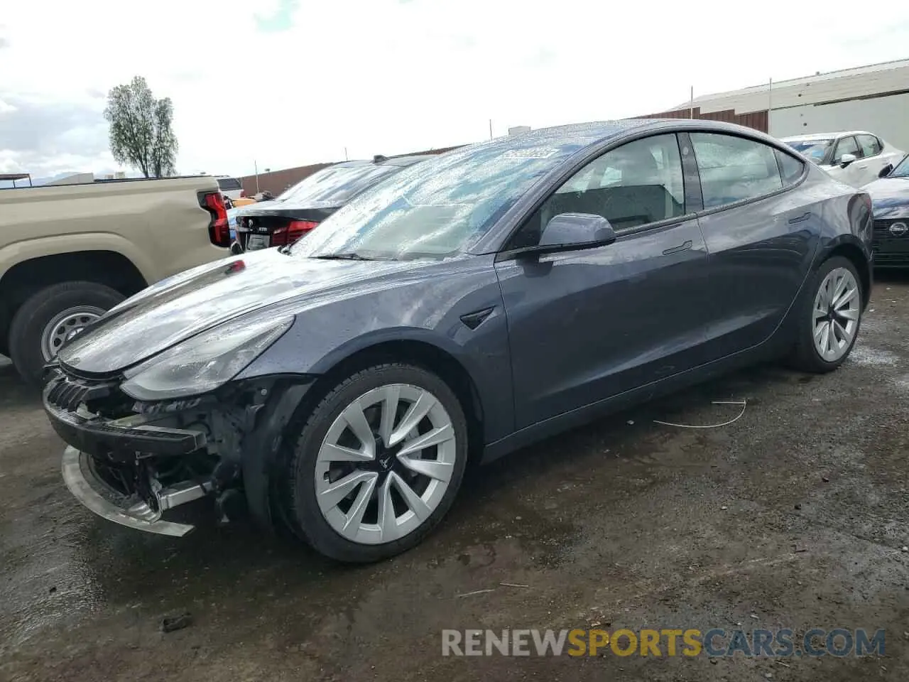 1 Фотография поврежденного автомобиля 5YJ3E1EAXPF454578 TESLA MODEL 3 2023