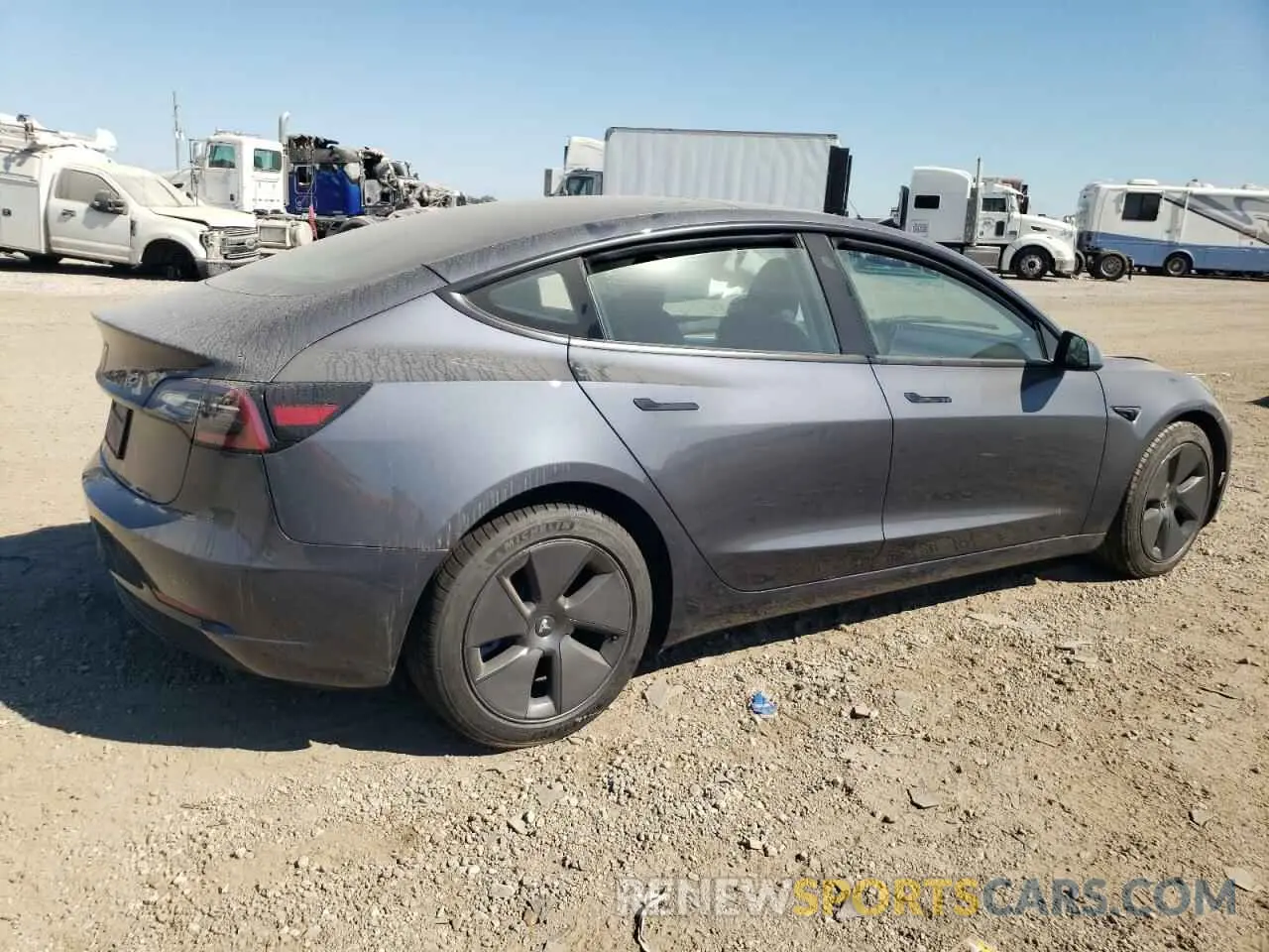 3 Photograph of a damaged car 5YJ3E1EAXPF500300 TESLA MODEL 3 2023