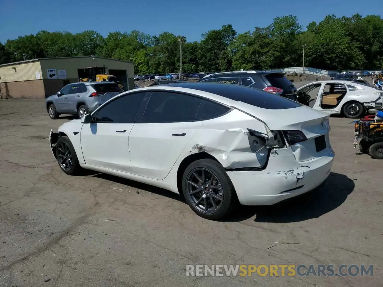 2 Photograph of a damaged car 5YJ3E1EAXPF510485 TESLA MODEL 3 2023