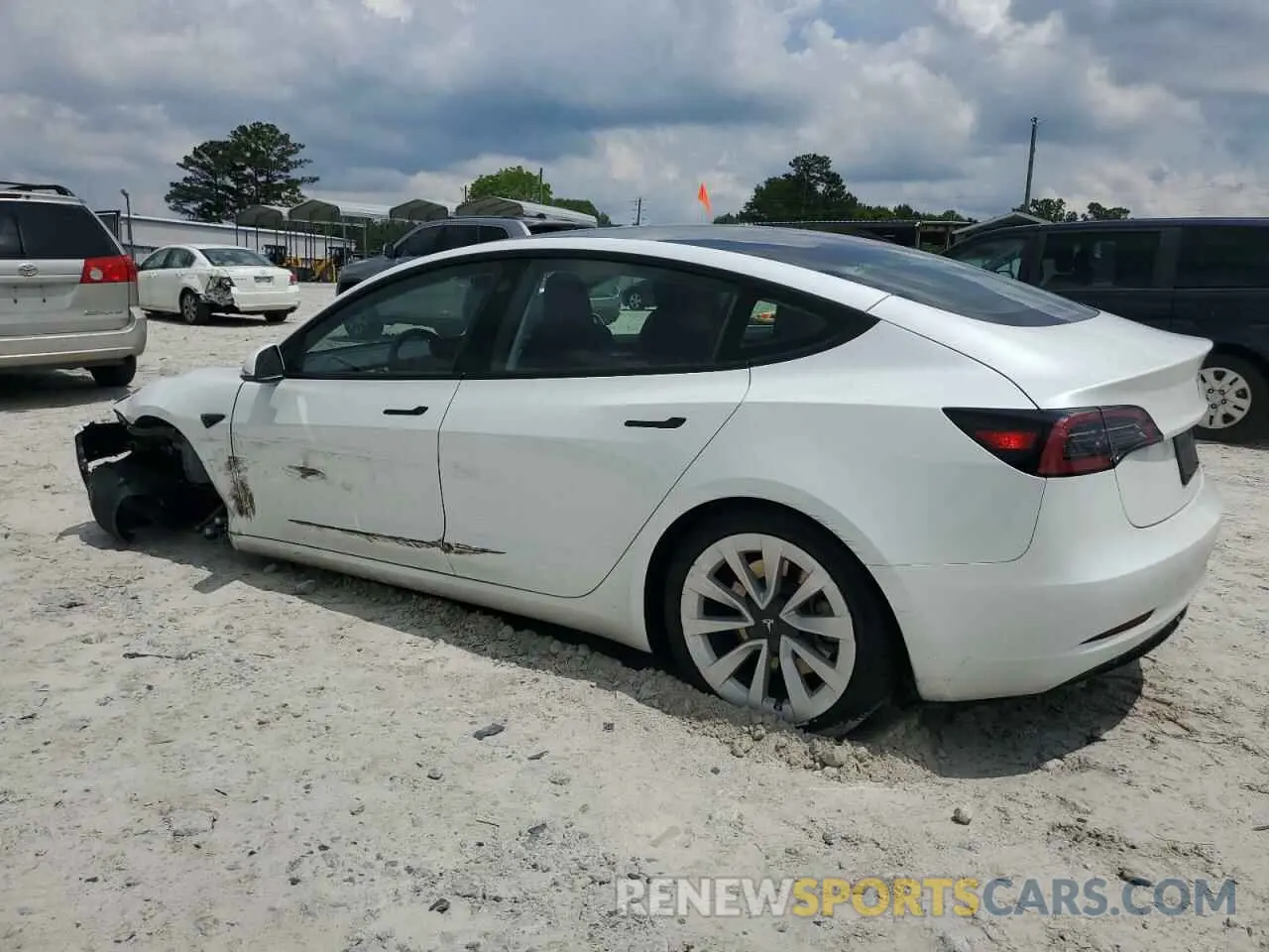 2 Photograph of a damaged car 5YJ3E1EAXPF512186 TESLA MODEL 3 2023