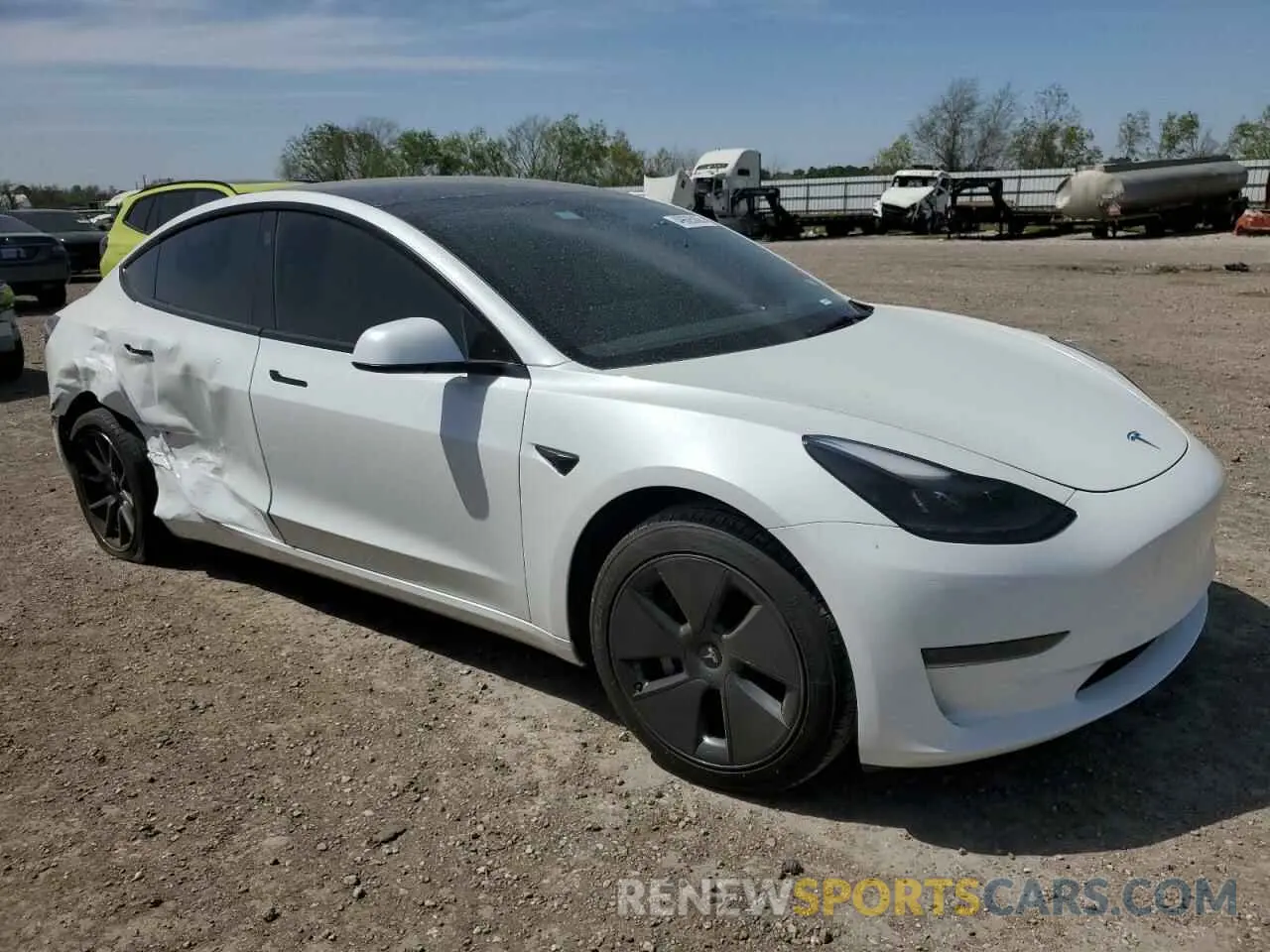 4 Photograph of a damaged car 5YJ3E1EAXPF542417 TESLA MODEL 3 2023