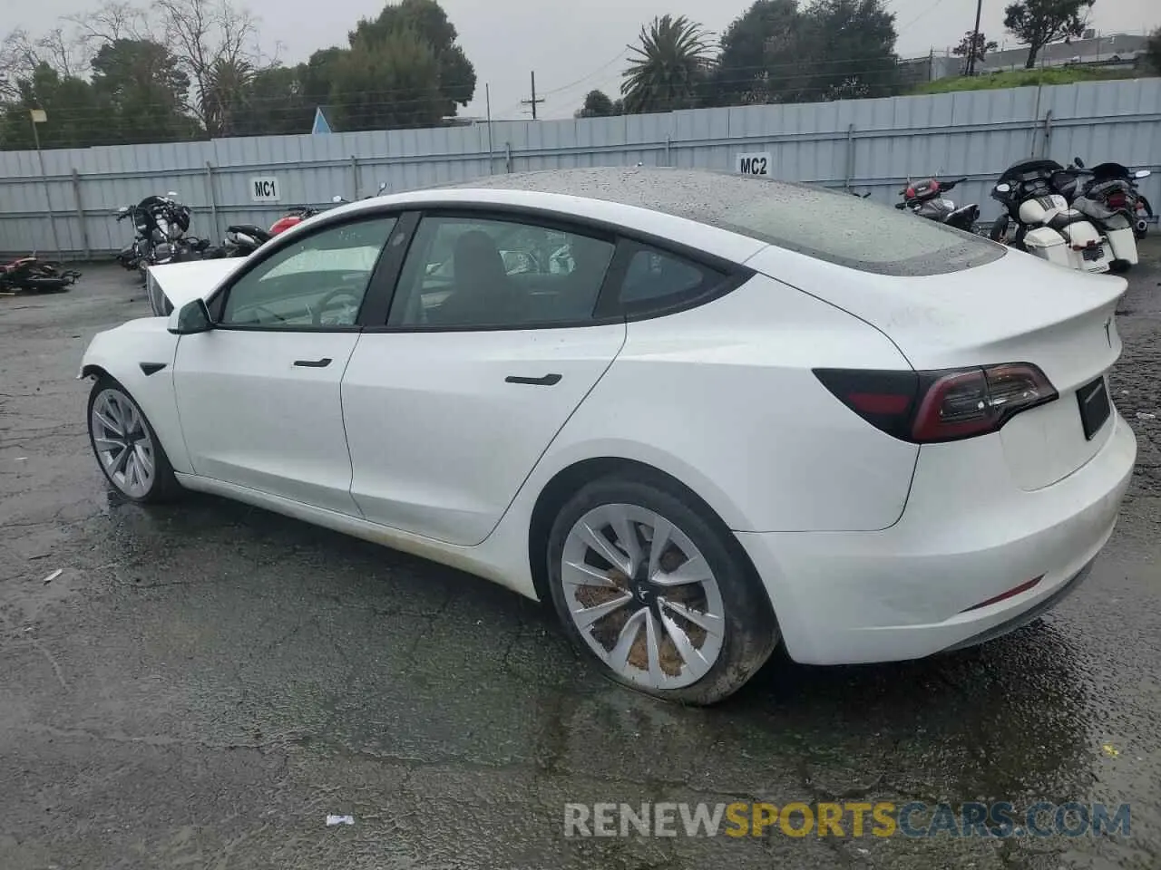 2 Photograph of a damaged car 5YJ3E1EAXPF544233 TESLA MODEL 3 2023