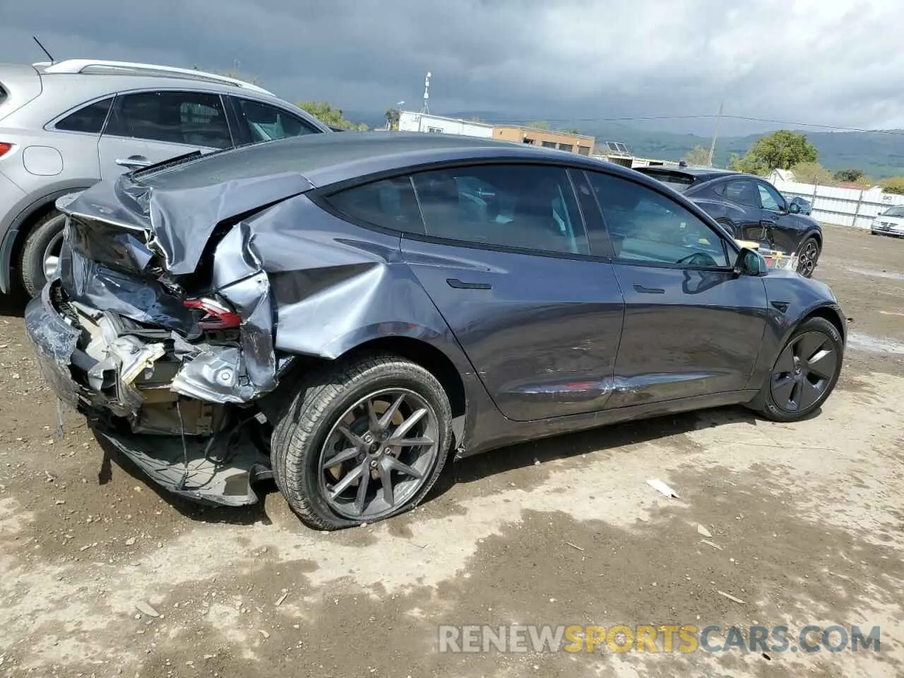 3 Фотография поврежденного автомобиля 5YJ3E1EAXPF546757 TESLA MODEL 3 2023