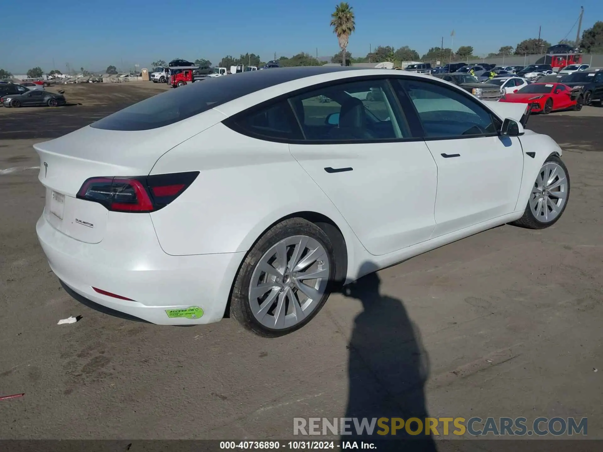 4 Photograph of a damaged car 5YJ3E1EAXPF550758 TESLA MODEL 3 2023