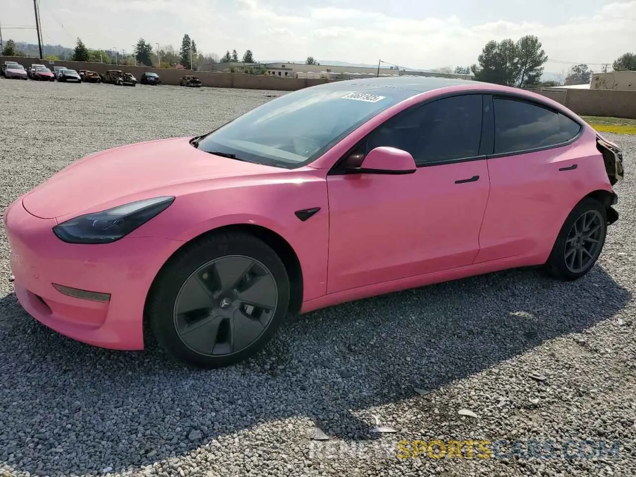 1 Фотография поврежденного автомобиля 5YJ3E1EAXPF554356 TESLA MODEL 3 2023