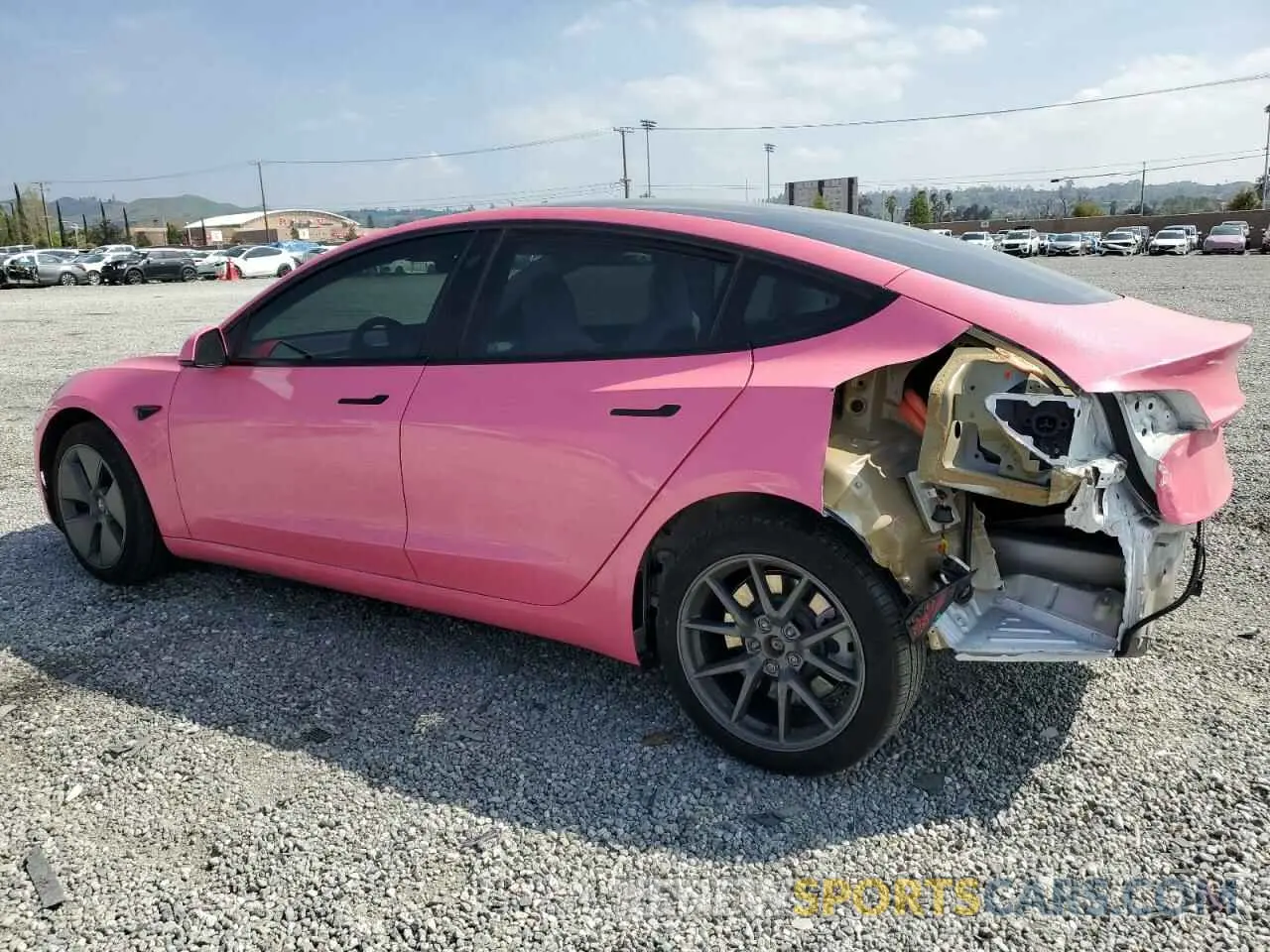 2 Фотография поврежденного автомобиля 5YJ3E1EAXPF554356 TESLA MODEL 3 2023