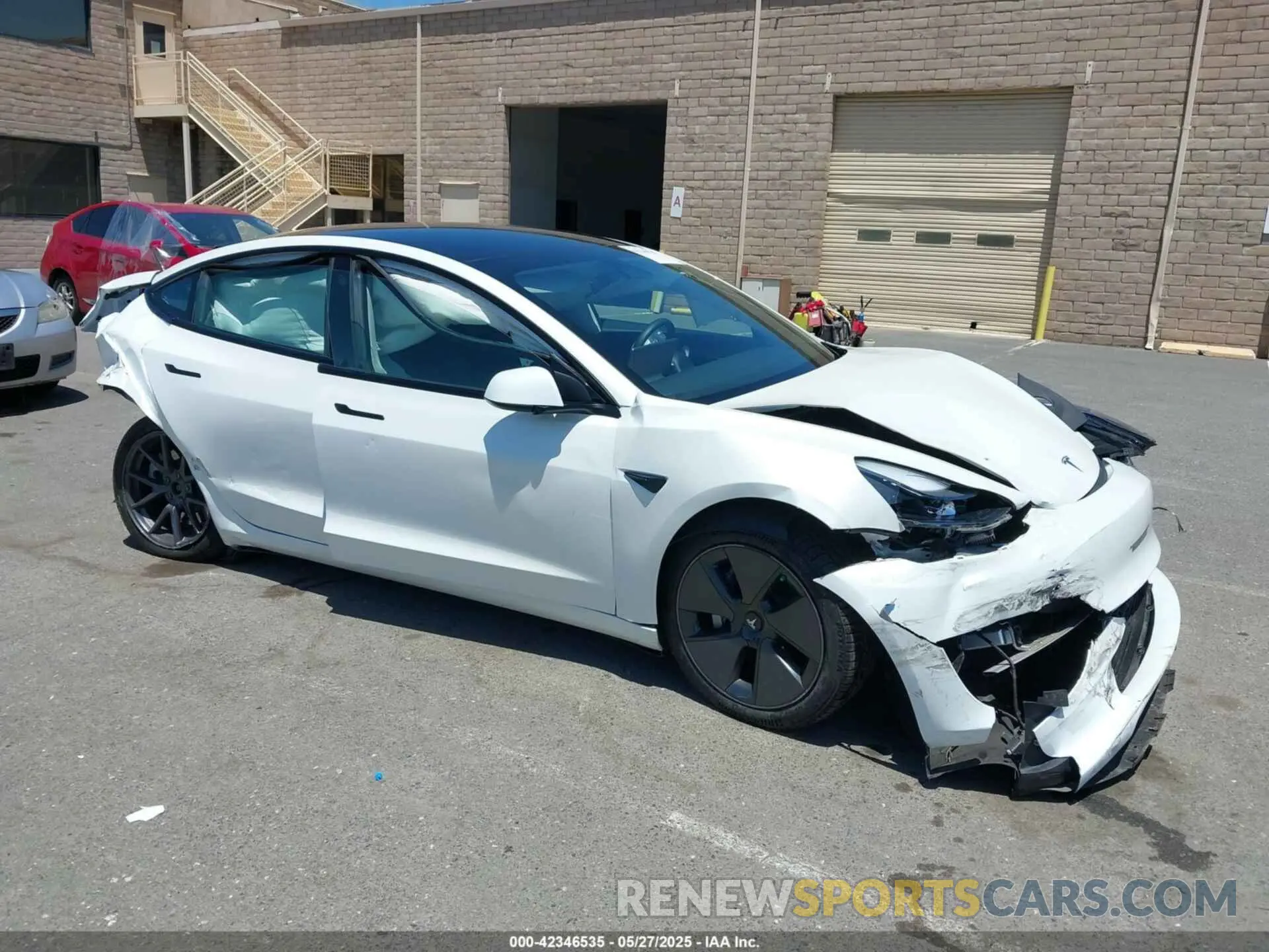 1 Фотография поврежденного автомобиля 5YJ3E1EAXPF568984 TESLA MODEL 3 2023