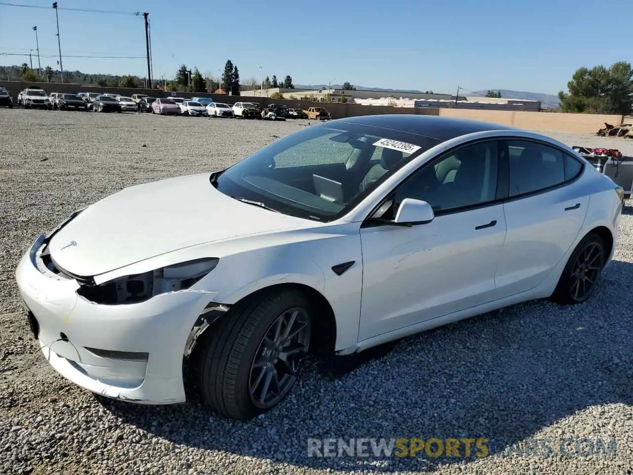 1 Фотография поврежденного автомобиля 5YJ3E1EAXPF571822 TESLA MODEL 3 2023