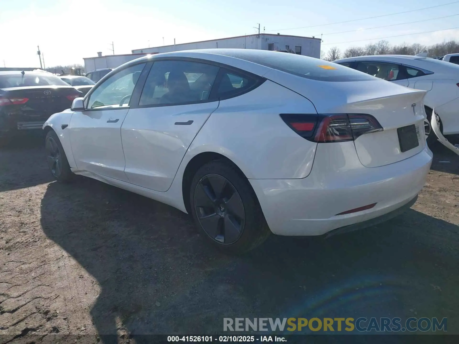 3 Photograph of a damaged car 5YJ3E1EAXPF572744 TESLA MODEL 3 2023