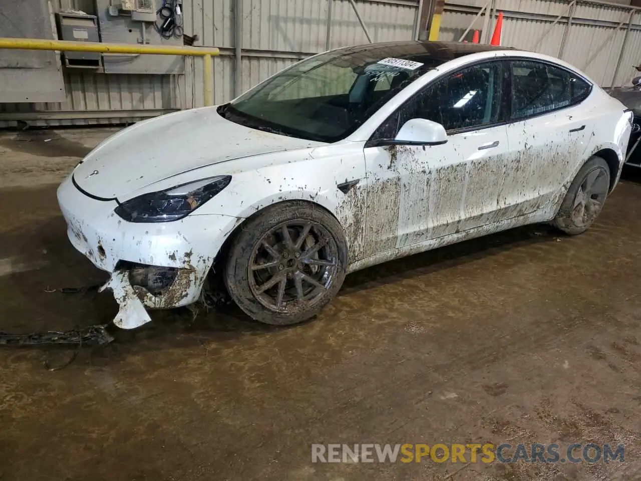 1 Photograph of a damaged car 5YJ3E1EAXPF574140 TESLA MODEL 3 2023