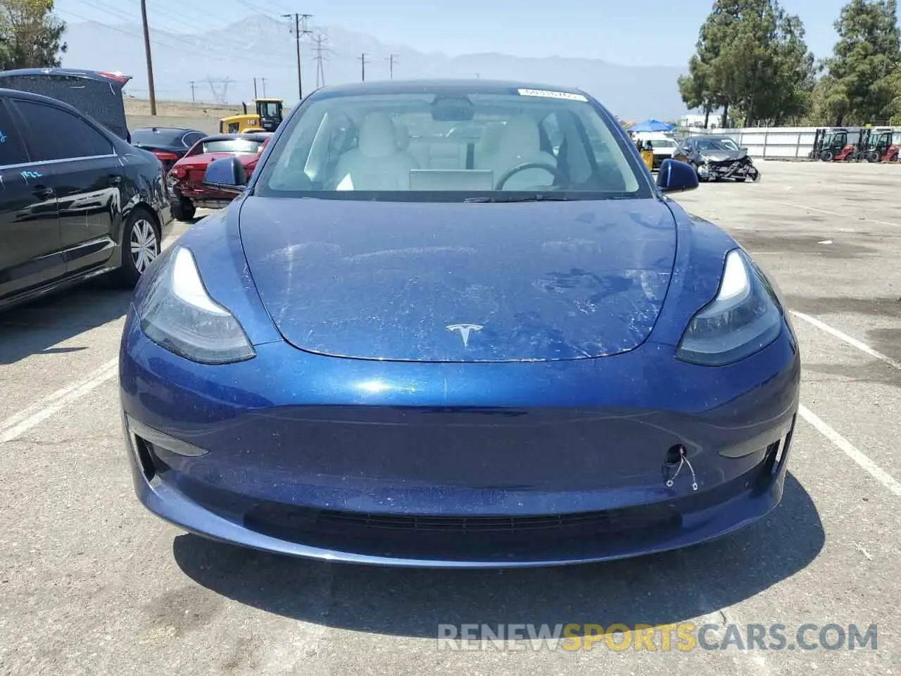 5 Фотография поврежденного автомобиля 5YJ3E1EAXPF599412 TESLA MODEL 3 2023