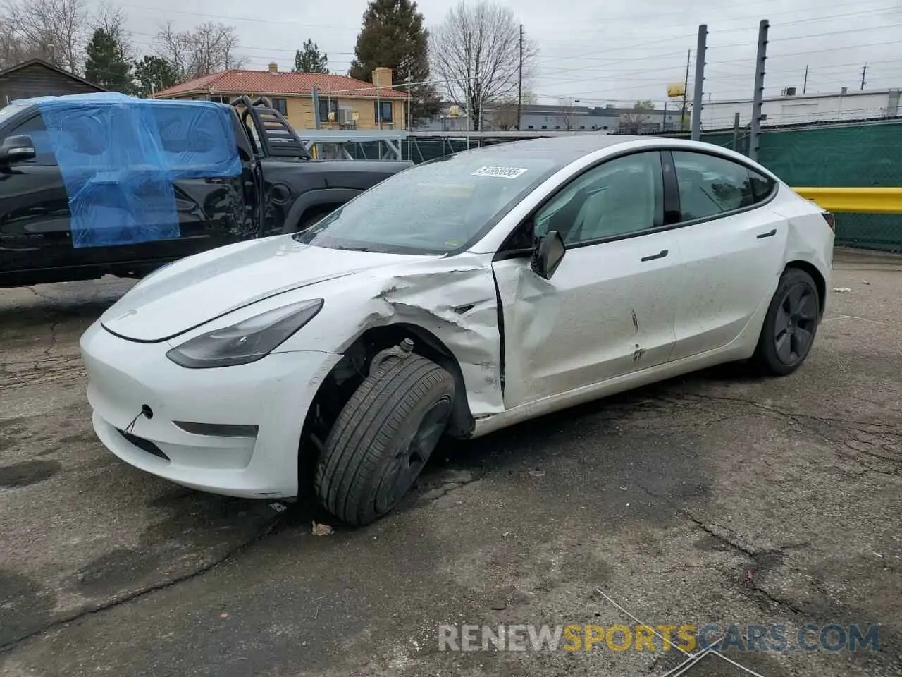 1 Фотография поврежденного автомобиля 5YJ3E1EAXPF600008 TESLA MODEL 3 2023